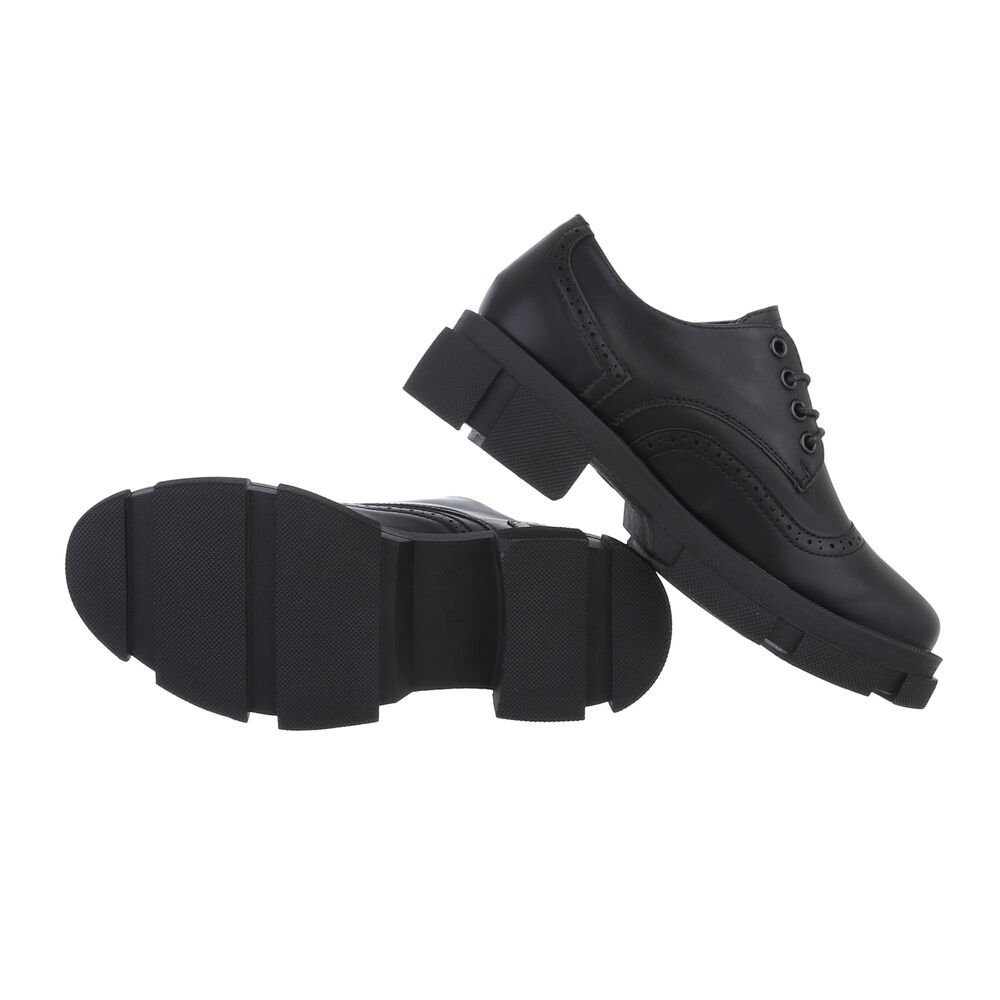 Ital-Design Damen Schnürschuhe Freizeit Schnürschuh Blockabsatz günstig online kaufen