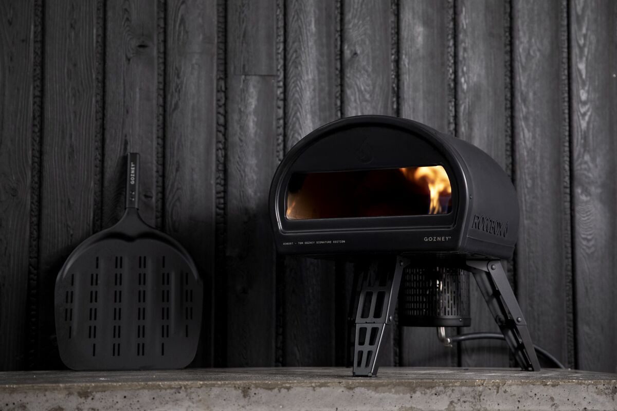 GOZNEY° Pizzaofen Gozney Roccbox Pizzaofen Basis-Paket mit Abdeckhaube
