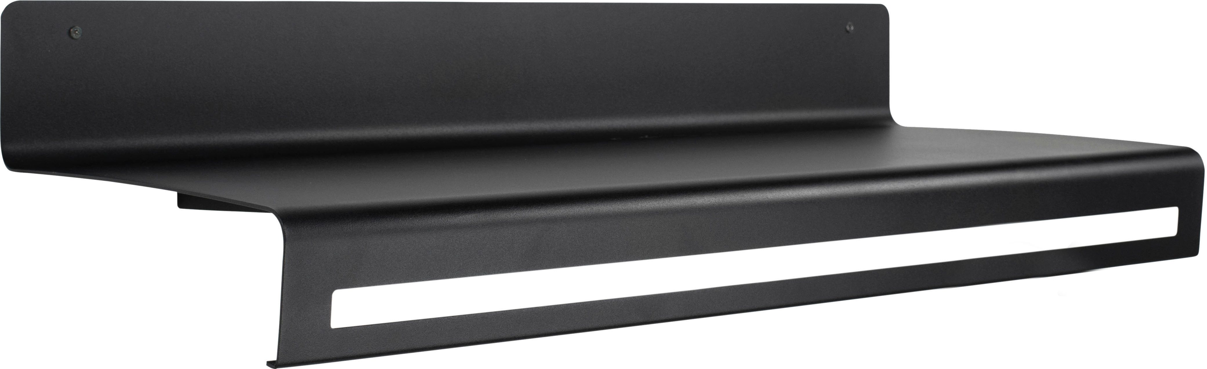 Spinder Design Garderobenleiste SWAY 80 (1 St), 2-in-1 Wandregal + Garderobe