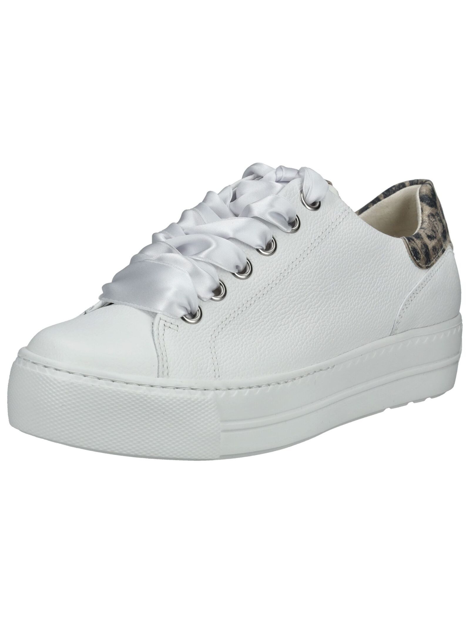 Sneaker Leder Plateausneaker