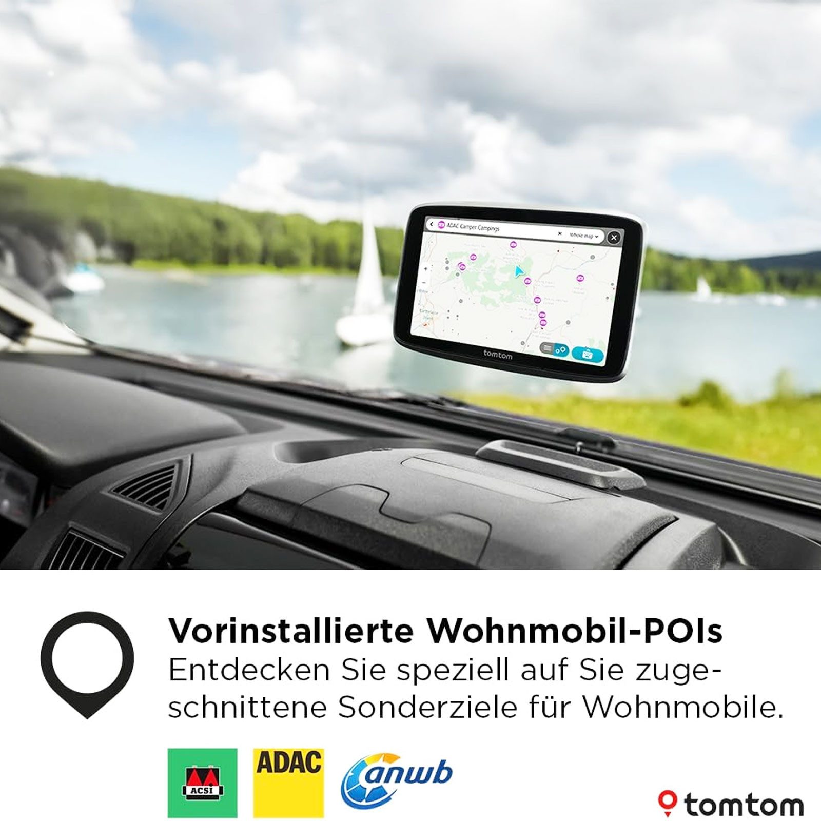 TomTom Camper Navi GO Navigationsgerät