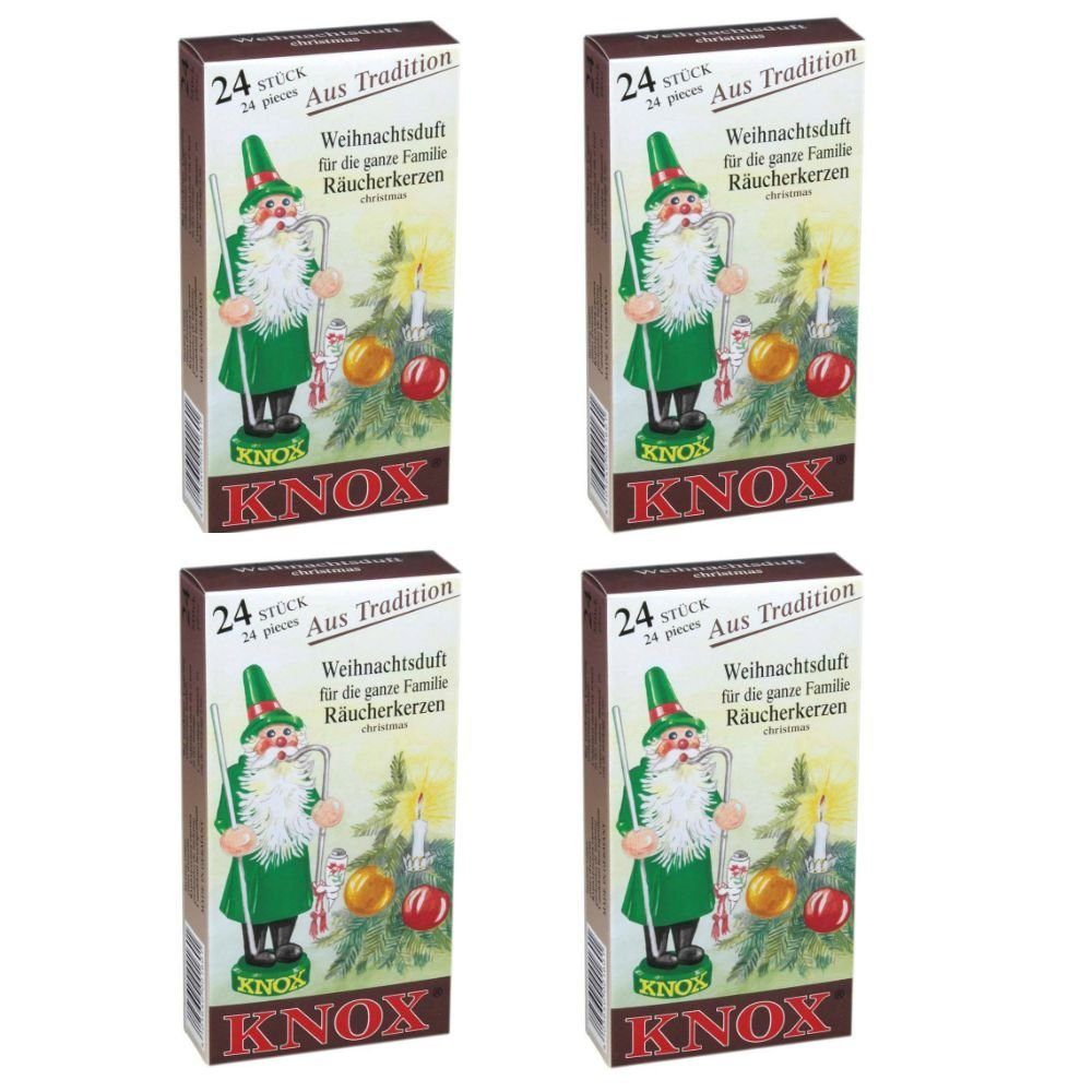 KNOX Duftkerze 4 Päckchen Räucherkerzen- Weihnachtsduft günstig online kaufen