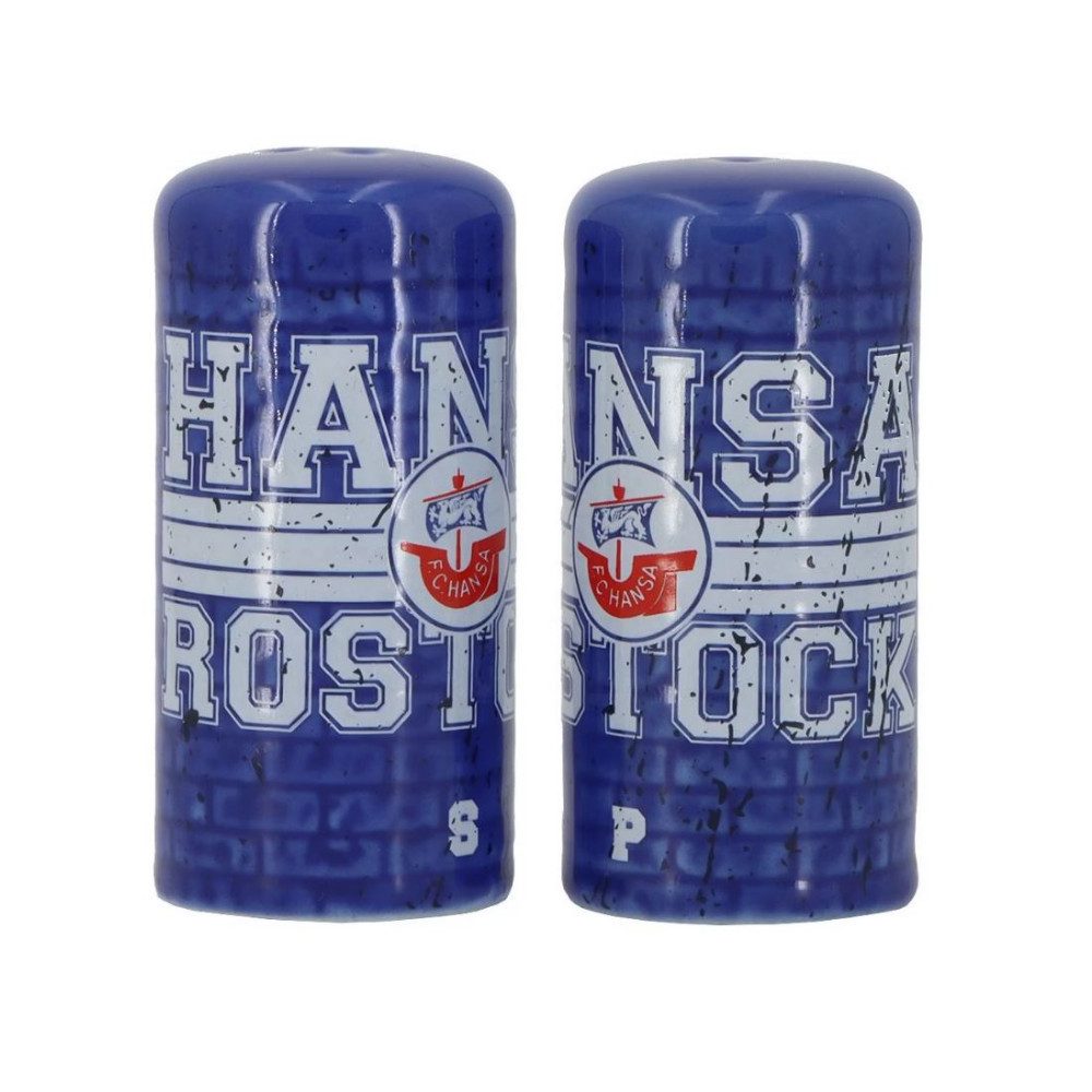 FC Hansa Rostock Salz- / Pfefferstreuer Hansa Rostock Salz & Pfefferstreuer Mauer