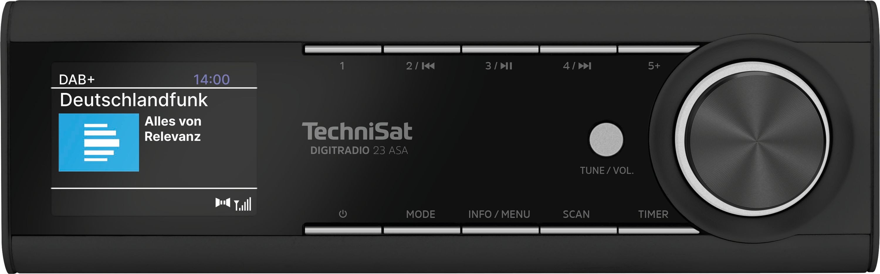 TechniSat DIGITRADIO 23 ASA Küchen-Radio (Digitalradio (DAB), FM-Tuner mit RDS, 3 W, DAB+ Digitalradio, UKW, Automatic Safety Alert Funktion, Bluetooth)
