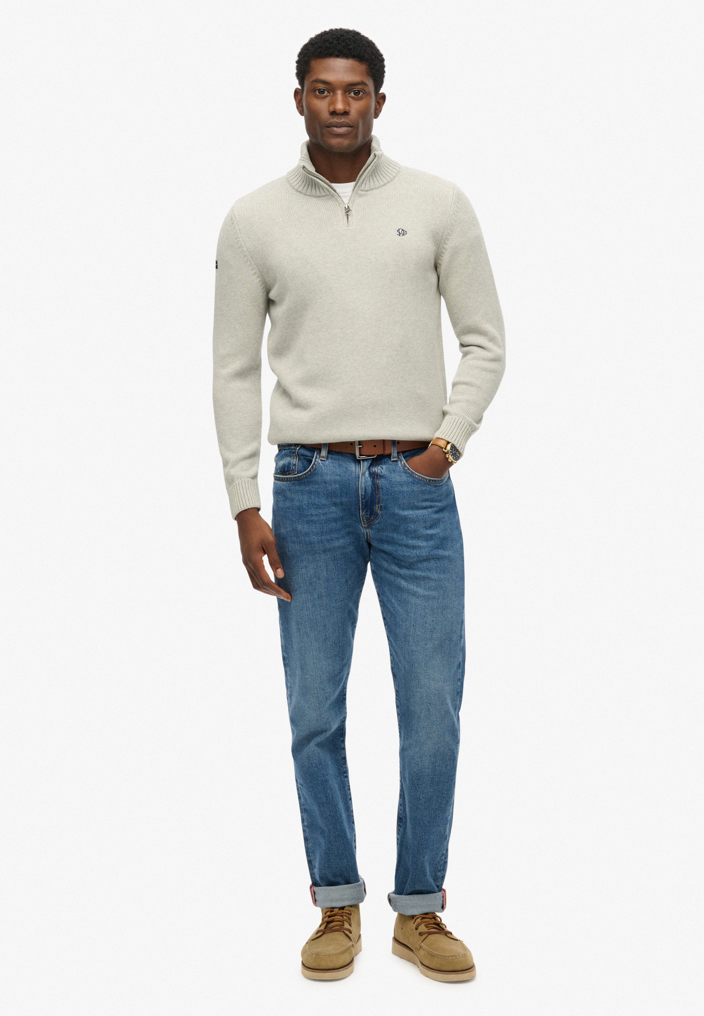 Superdry Strickpullover COTTON KNIT HENLEY
