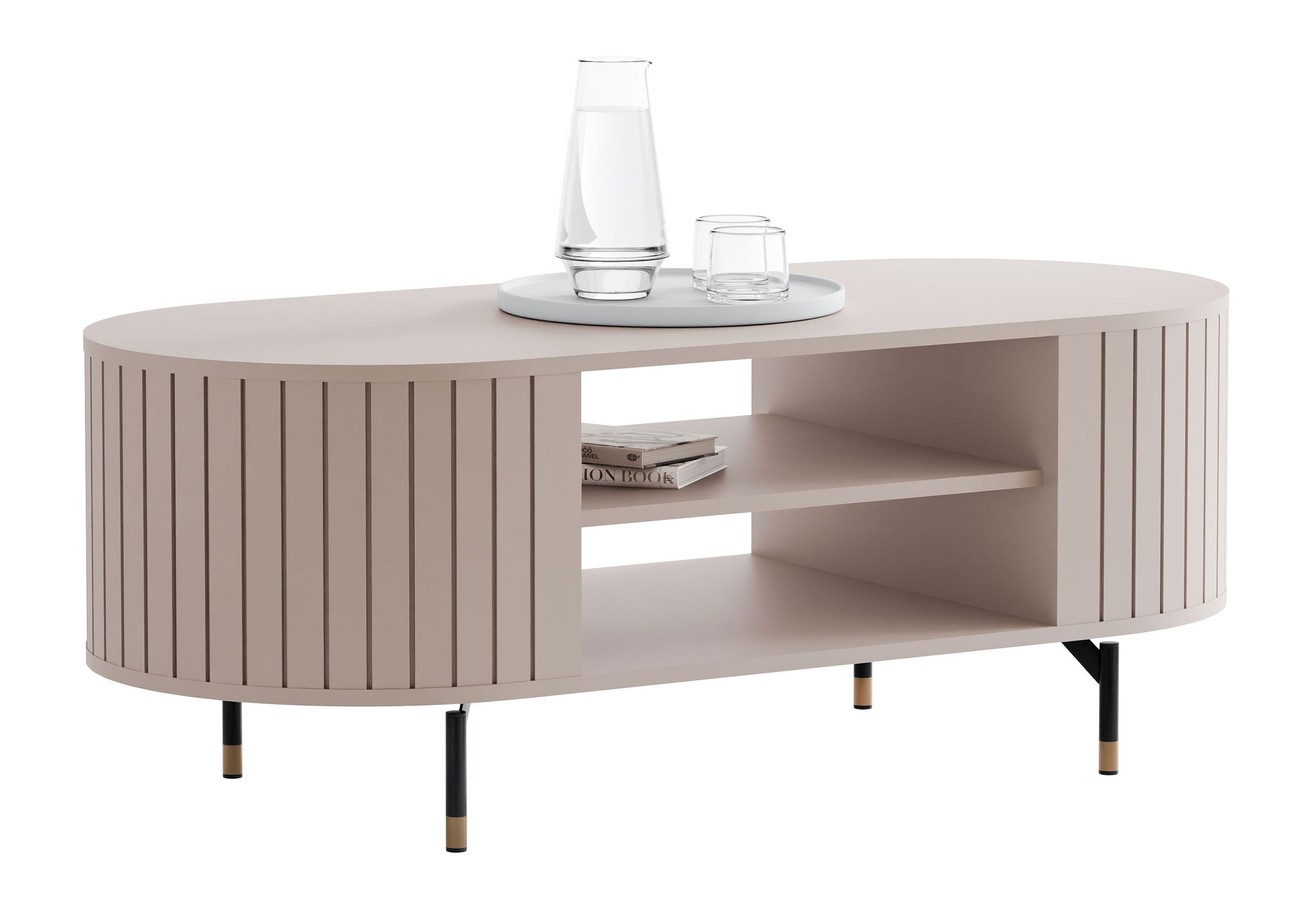 Lookway Couchtisch ELODIE mit Ablage – modern, elegant & funktional (1x Cou günstig online kaufen