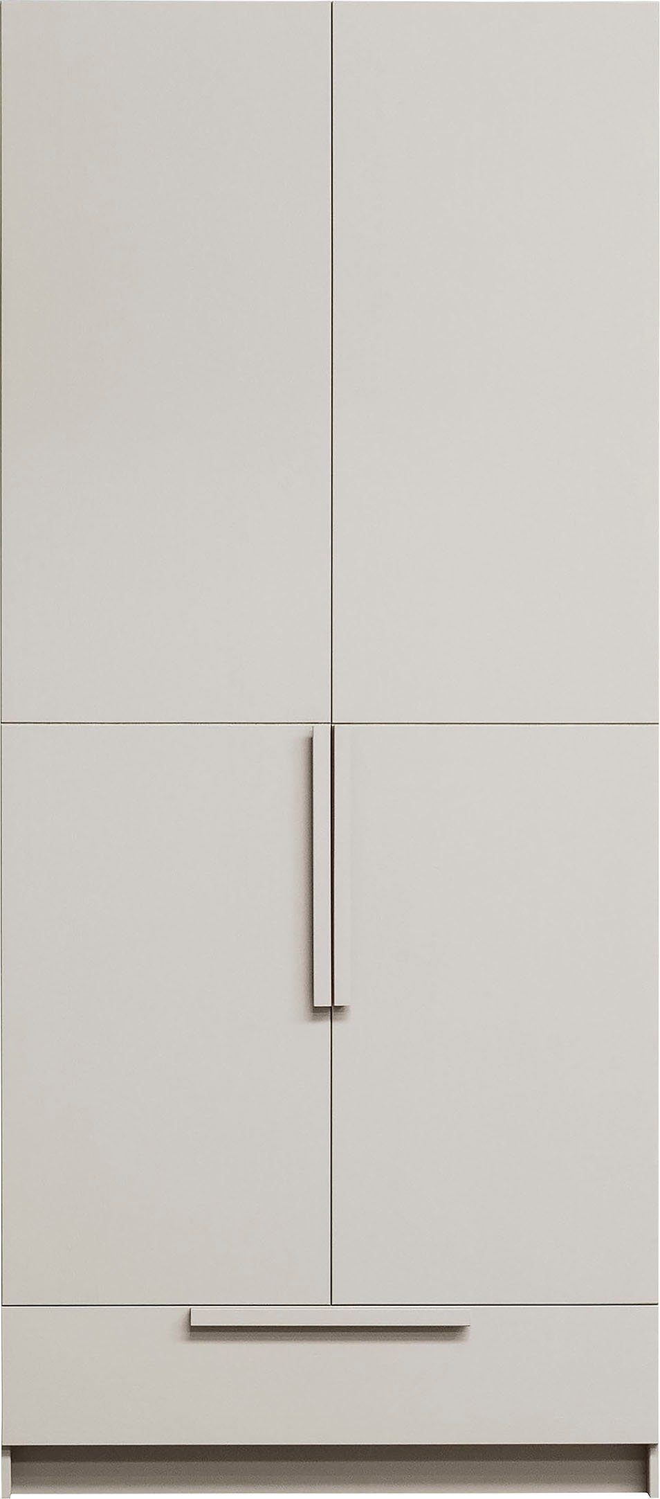 WOOOD Kleiderschrank Pure mit Kleiderstange, Kiefernholz, Höhe 215 cm