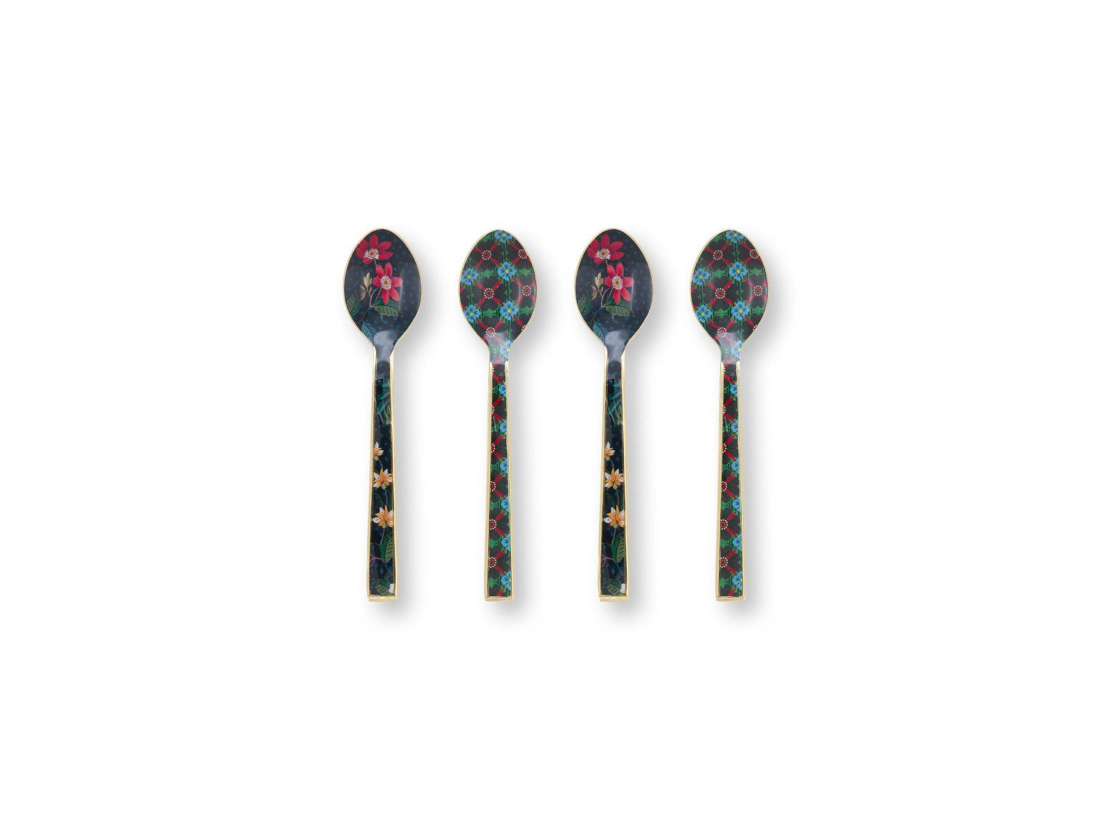 PiP Studio Besteck-Set Berry Blues Kaffeelöffel 14,5cm Set4, Metall