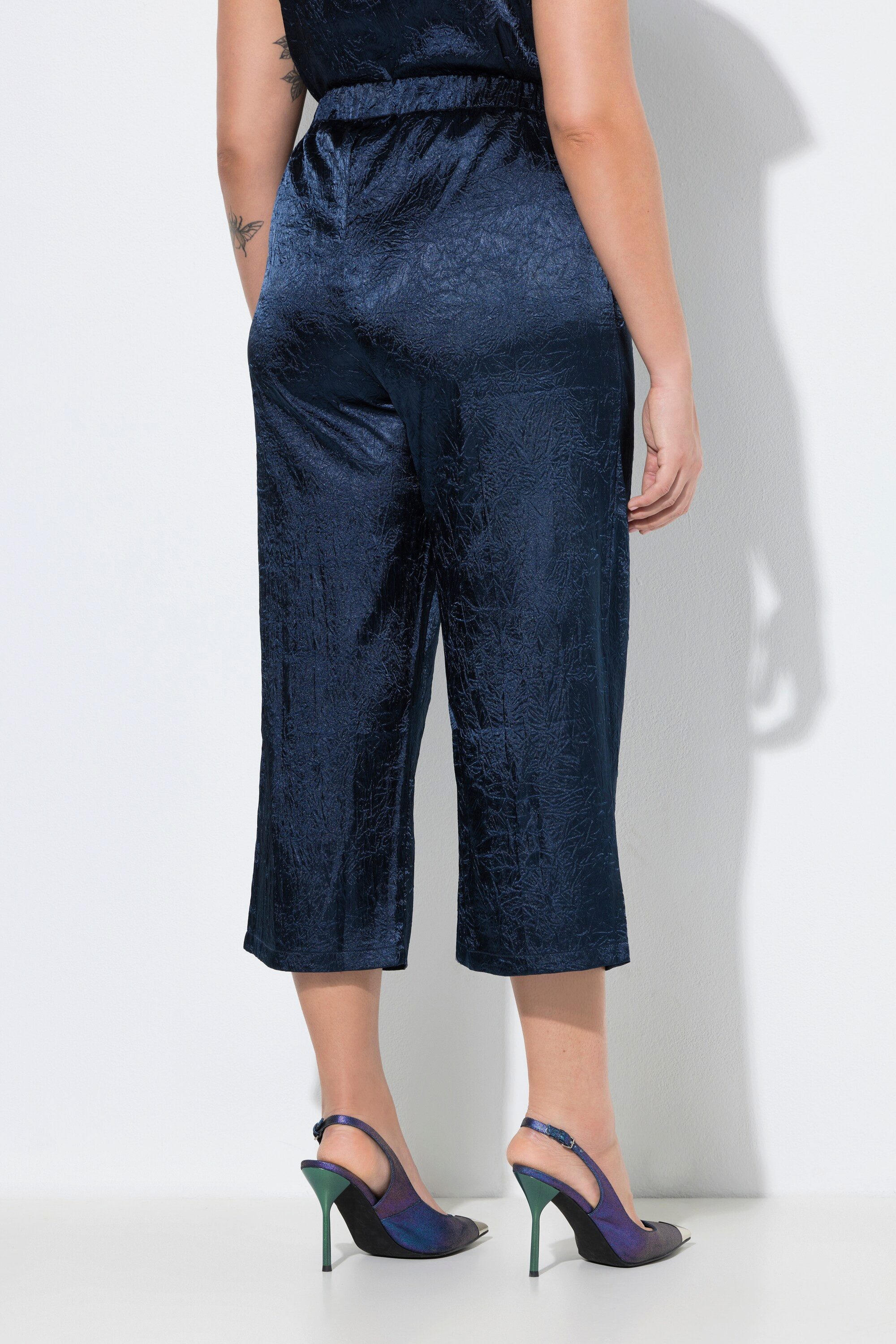 Ulla Popken Culotte Culotte Mary weites gerades Bein Komfortbund – Bild 3 von 4