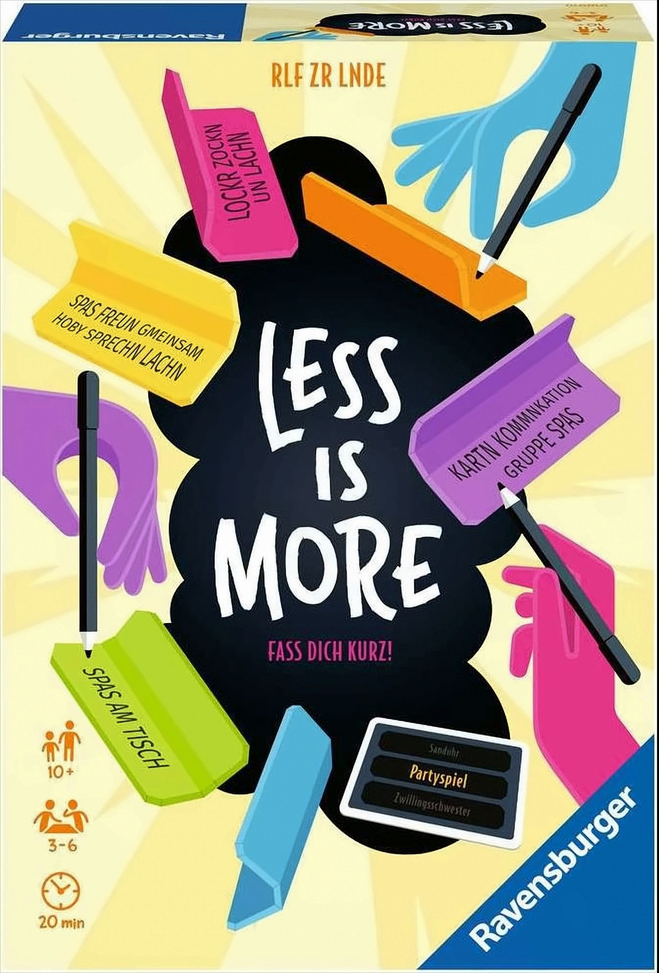 Ravensburger Spiel, Less is More Less is More, Sprache Spielanleitung DE