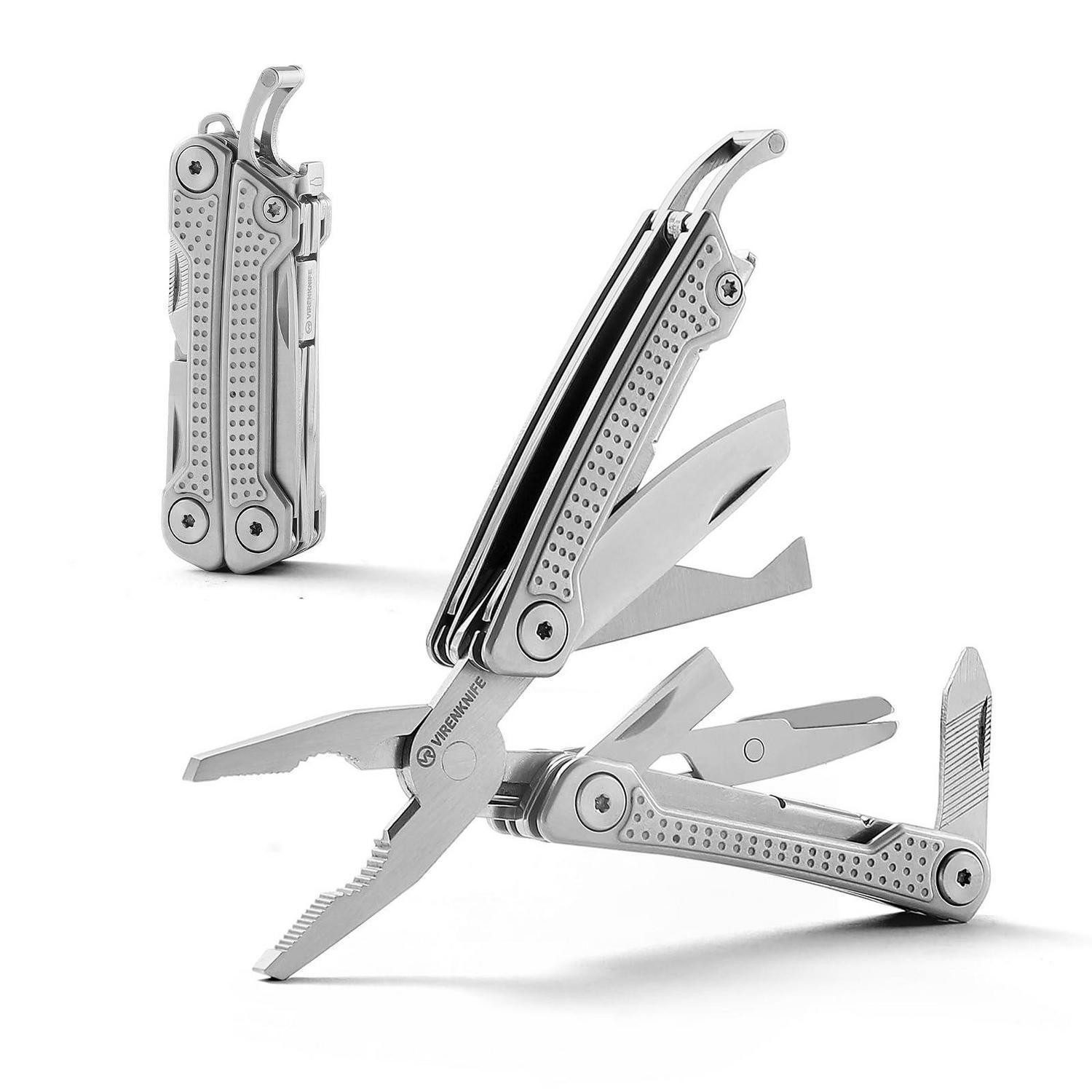 LuxusKollektion Multitool Mini Multitool 11-in-1 EDC Edelstahl