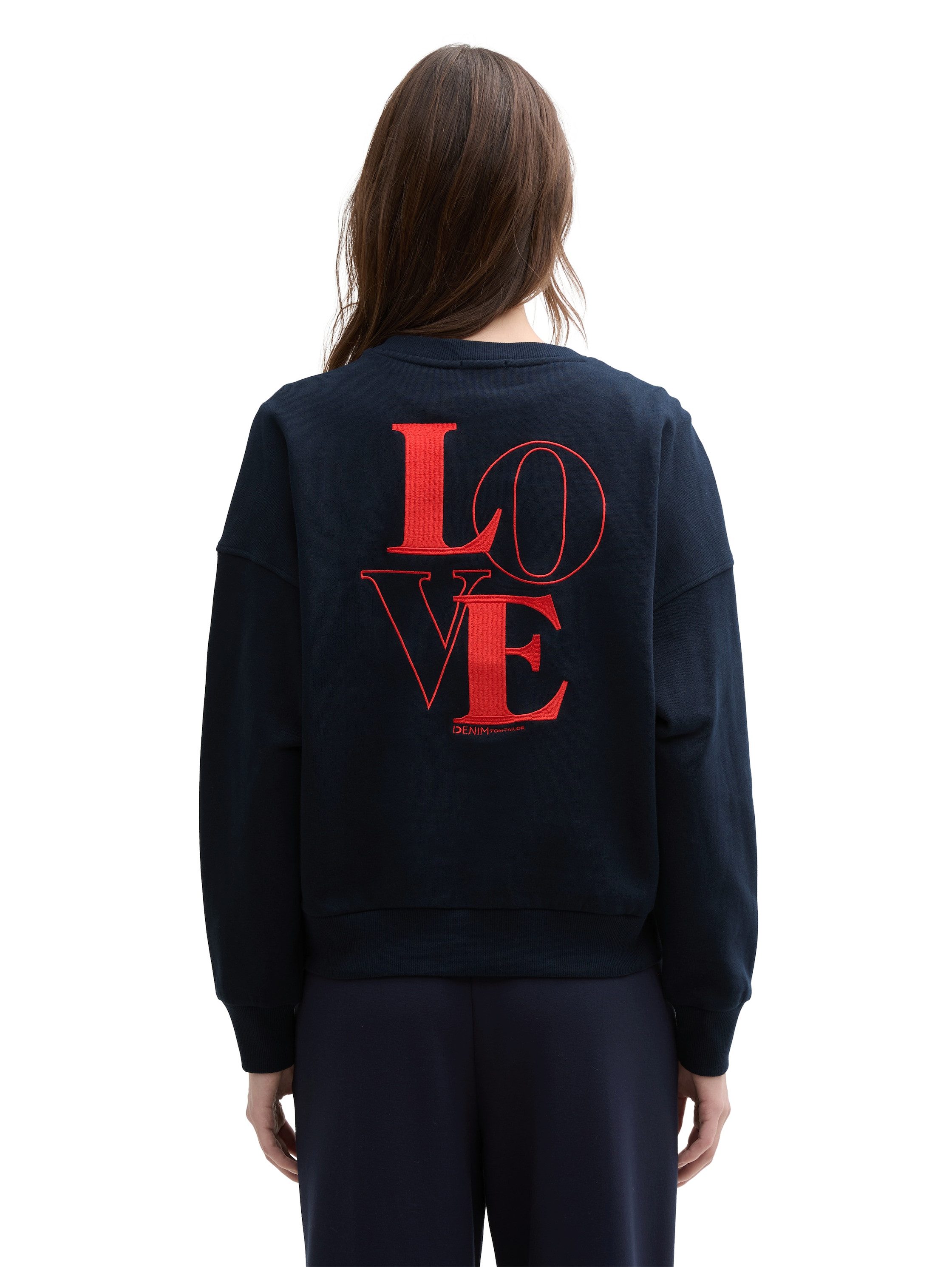TOM TAILOR Denim Sweatshirt aus weicher günstig online kaufen