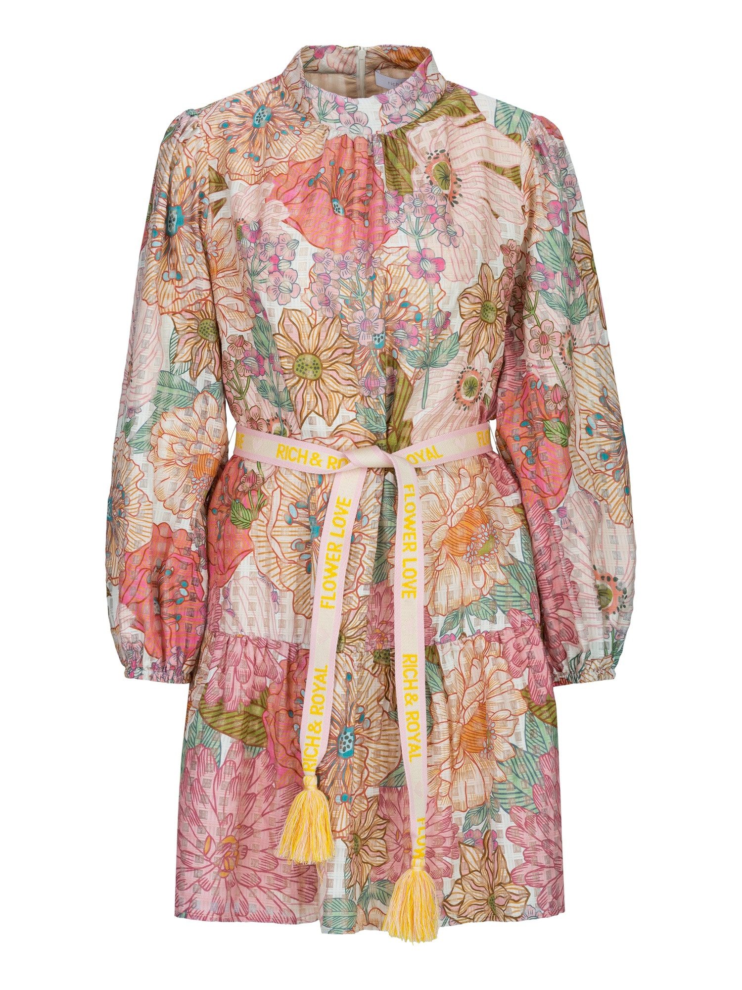 RICHROYAL Sommerkleid Printed Midi with Belt