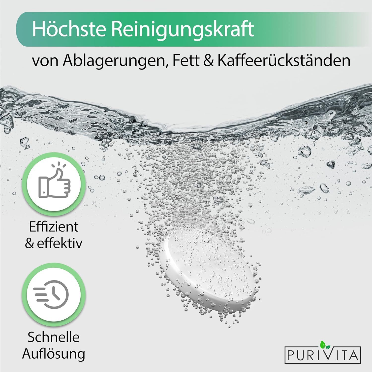 Purivita PURIVITA REINIGUNGSTABLETTEN Kaffeevollautomaten 2-Phasen-Reinigungstabletten