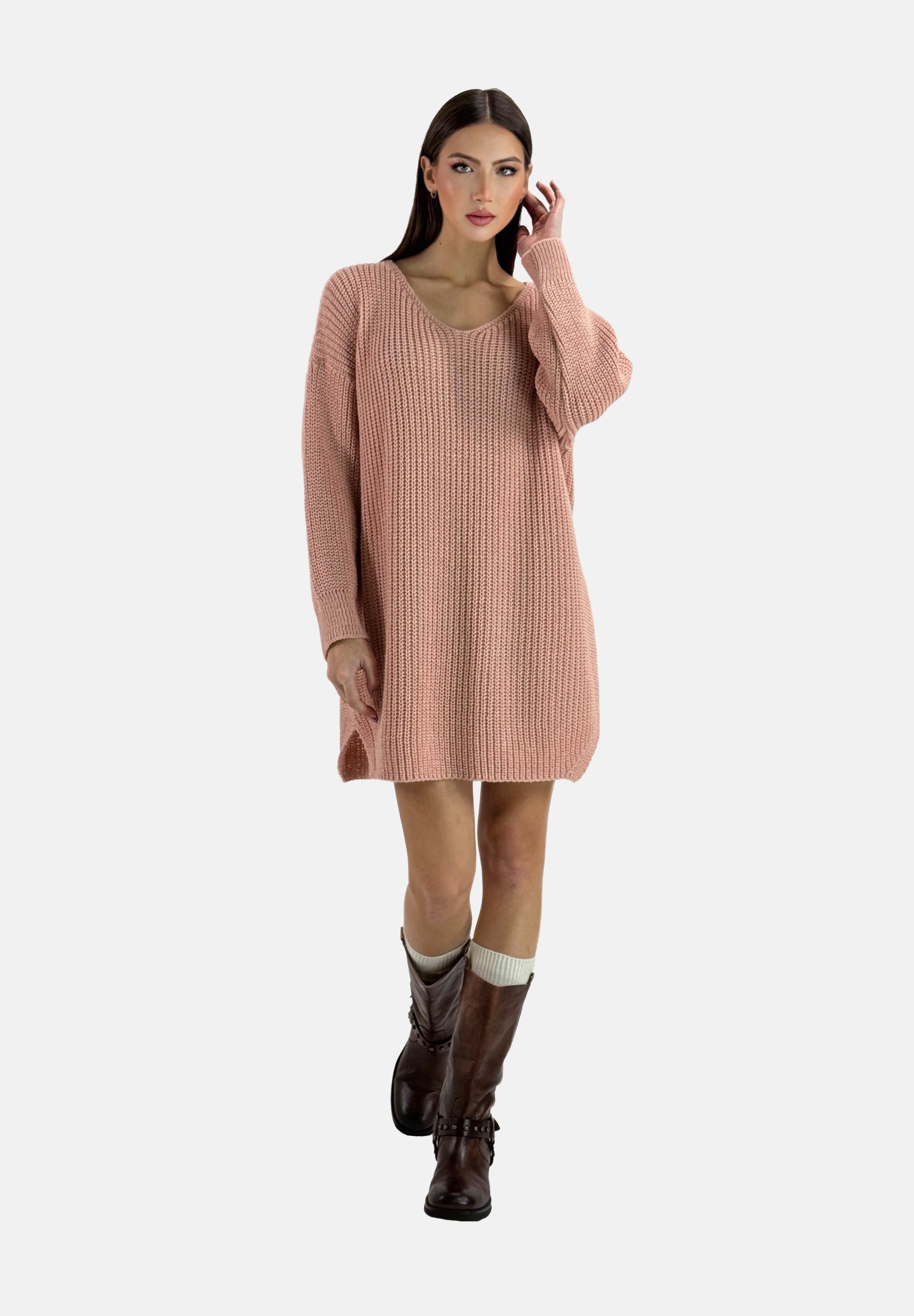 Elara Strickpullover Elara Damen Strickpullover Runderkragen günstig online kaufen