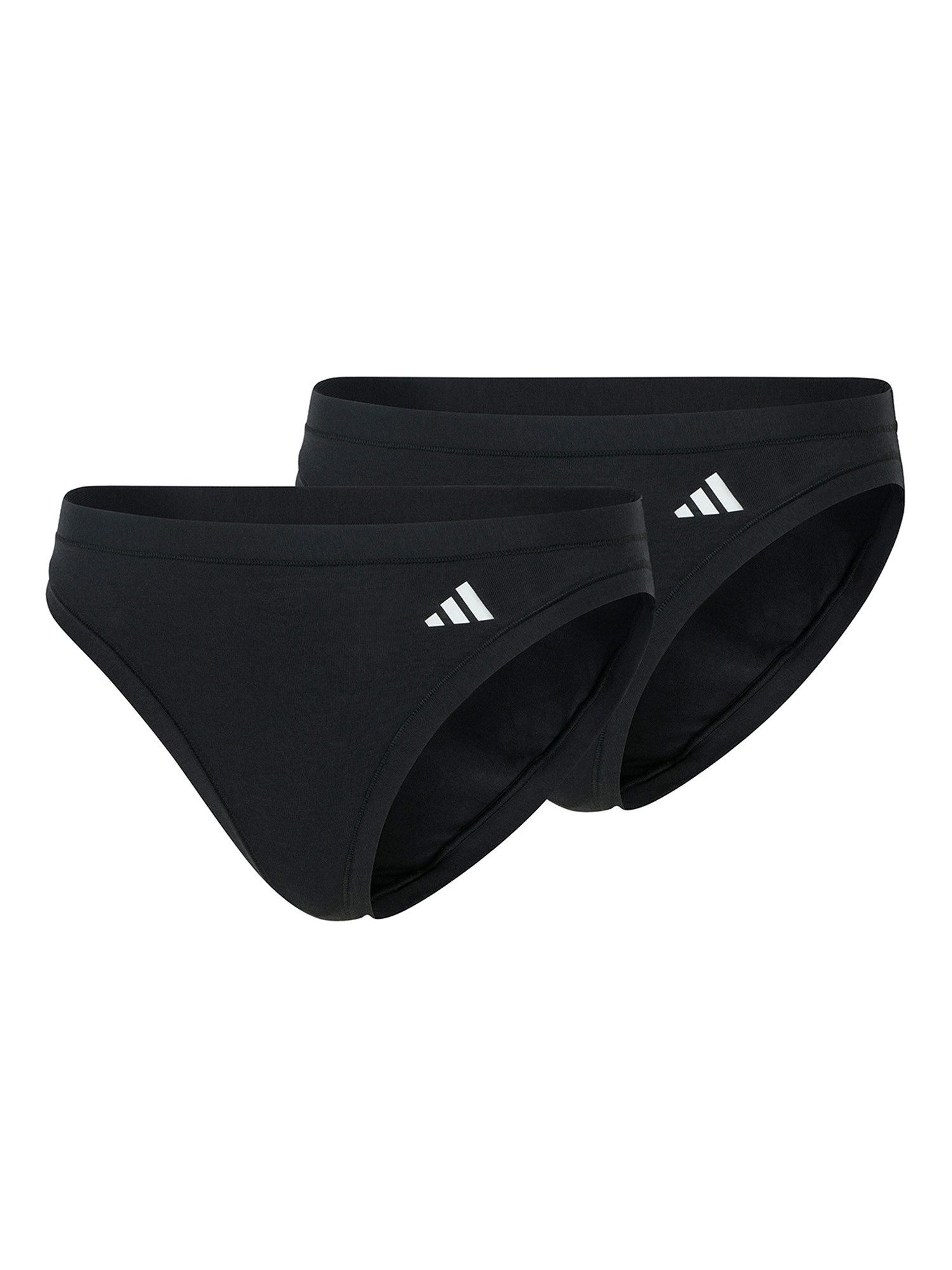adidas Sportswear Slip Sport Active Modal Comfort - perfekter Sitz - Heatseal adidas Logo (2-St) Unterhose Bikini-Slip Doppelpack Damen Gym Training Yoga Mehrpack