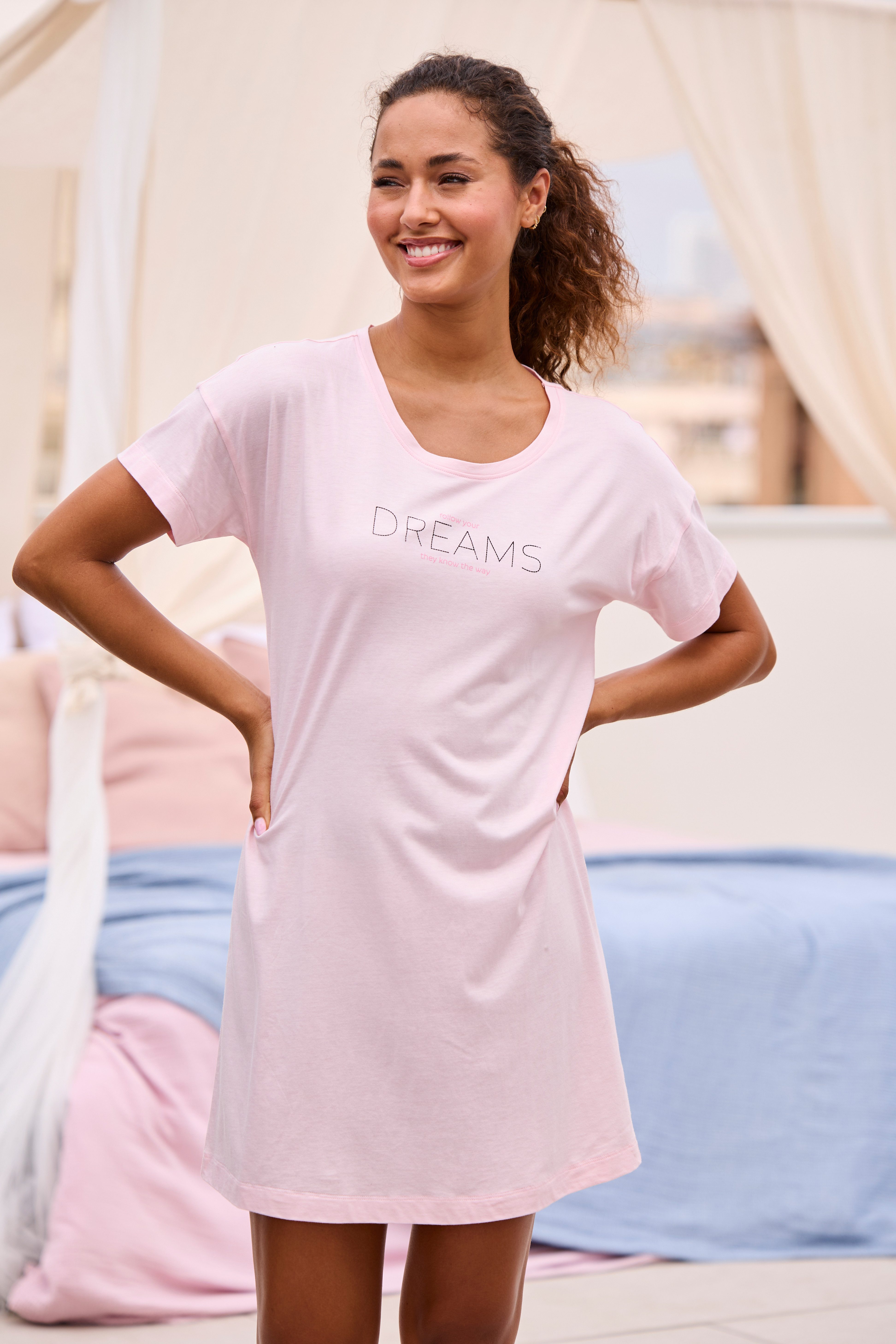 s.Oliver Sleepshirt mit Frontdruck günstig online kaufen