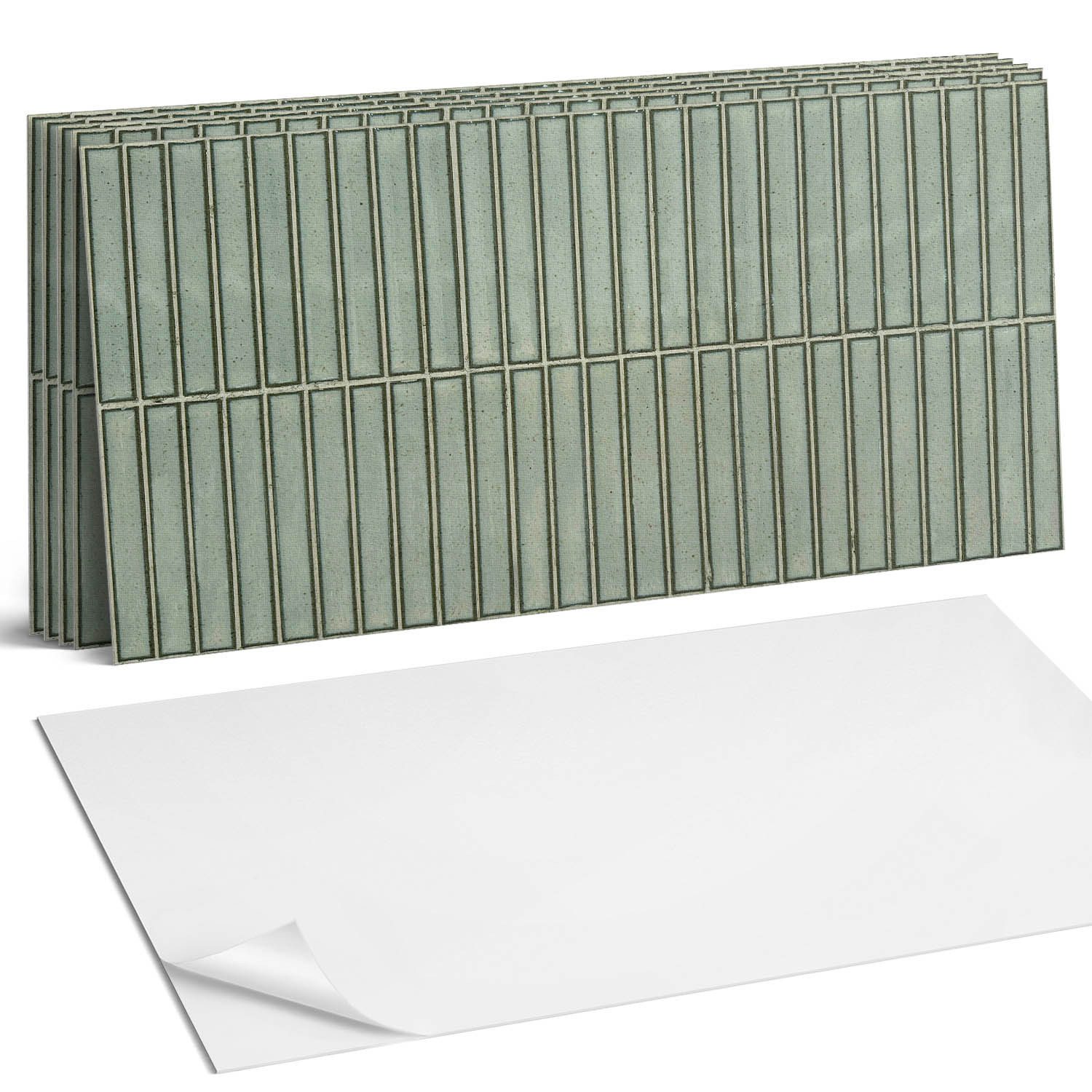 Coloray Vinylfliesen Vinyl Wandfliesen selbstklebend 1,6 mm, Selbstklebende PVC-Fliesen
