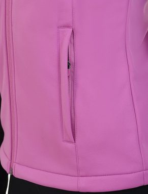 TCA Kurzjacke TCA Damen Flyweight Windweste mit Reißverschlusstaschen - Rosa, XL