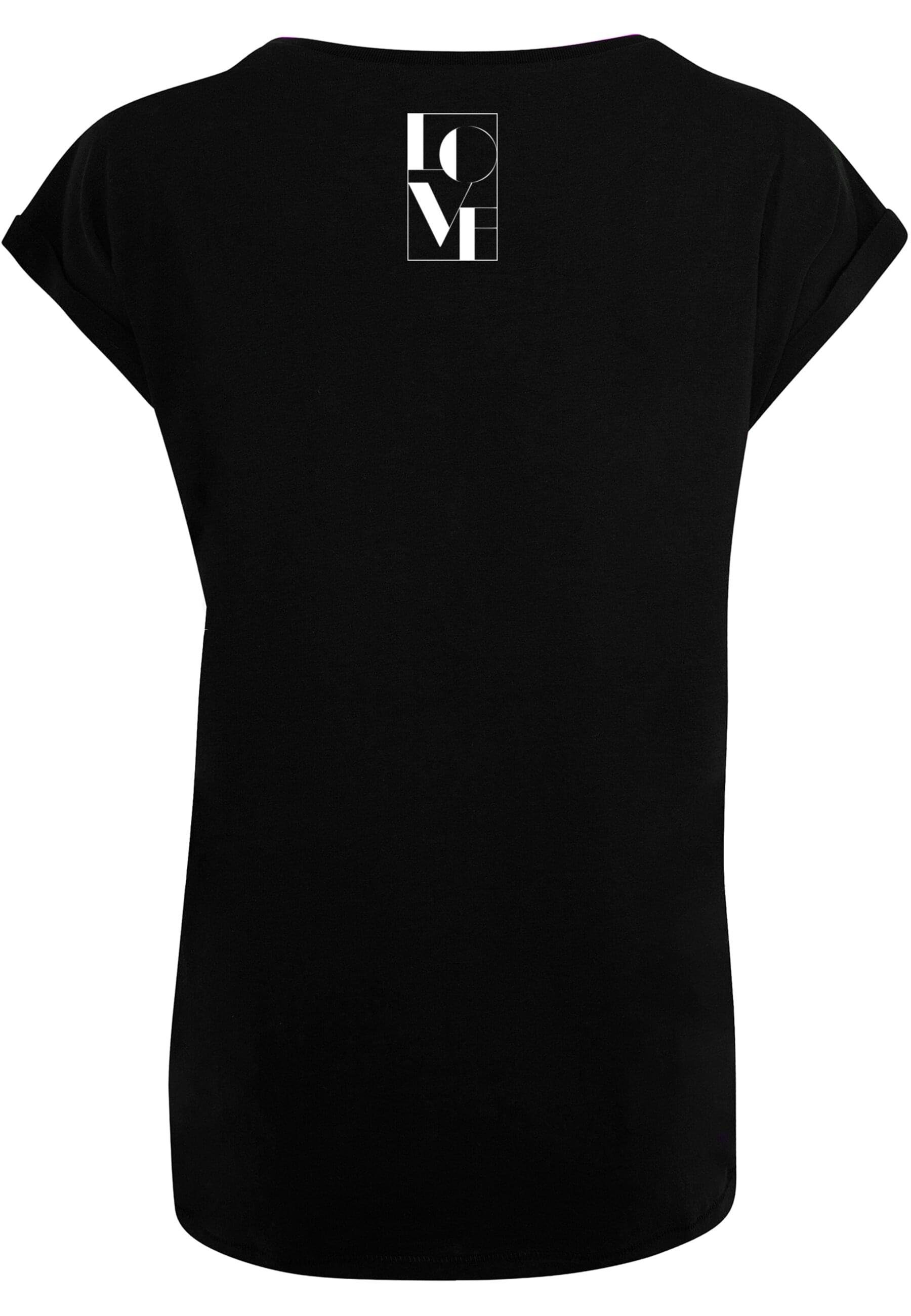 Merchcode T-Shirt Damen Ladies Love Extended Shoulder Tee (1-tlg) | T-Shirts