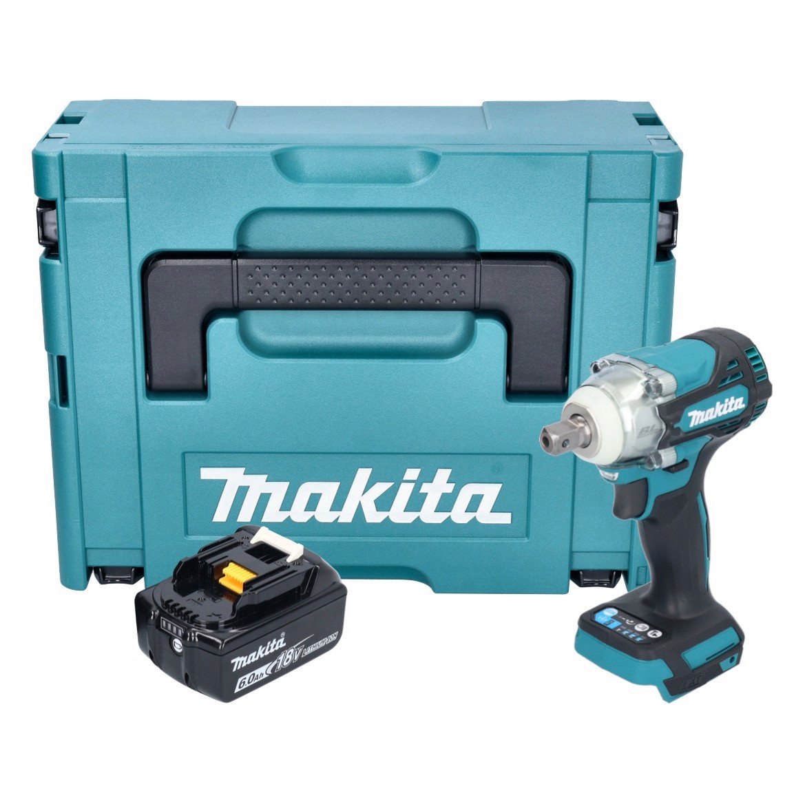 Thumbnail - Makita Akku-Schlagschrauber DTW 301 G1J Akku Schlagschrauber 18 V 330 Nm 1/2" Brushless + 1x Akku