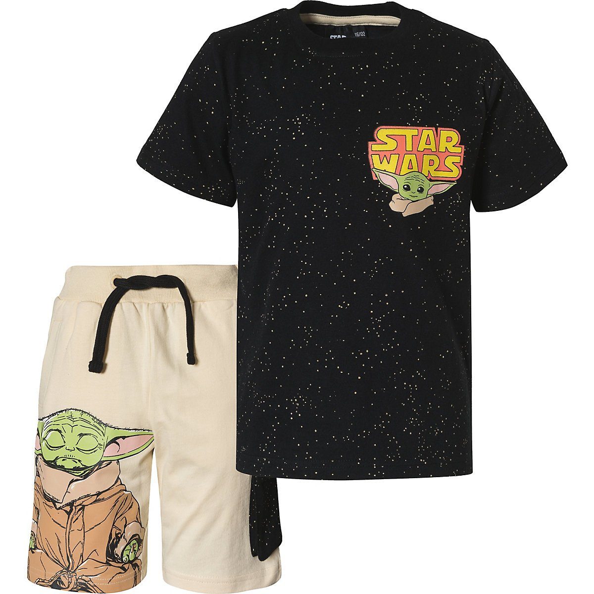Waakzaam domesticeren grens myToys COLLECTION T-Shirt Star Wars Set T-Shirt + Sweatshorts für Jungen