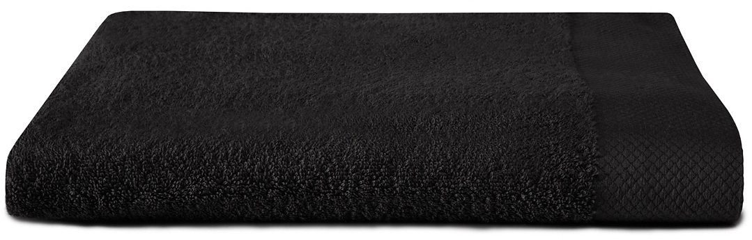 Seahorse Duschtuch Seahorse Pure Duschtuch, Walkfrottee (1-St), 100% superweiche Frotteebaumwolle schwarz