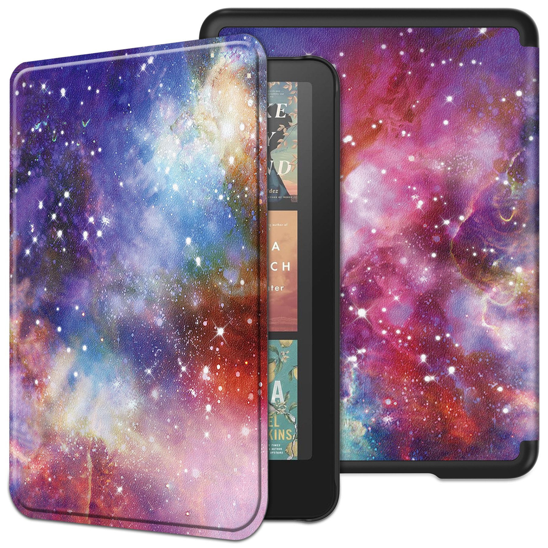 Lobwerk Tablet-Hülle Schutzhülle für Kindle Paperwhite 2024 (12.Gen) Colorsoft 2024 (1.Gen), Wake & Sleep Funktion, Sturzdämpfung, Aufstellfunktion