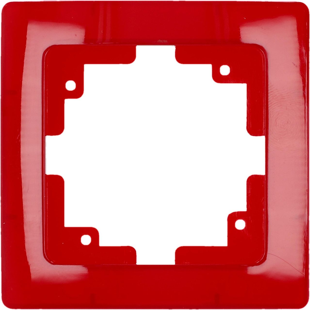 UNITEC Lichtschalter Unitec Abdeckrahmen Monaco 1-fach rot
