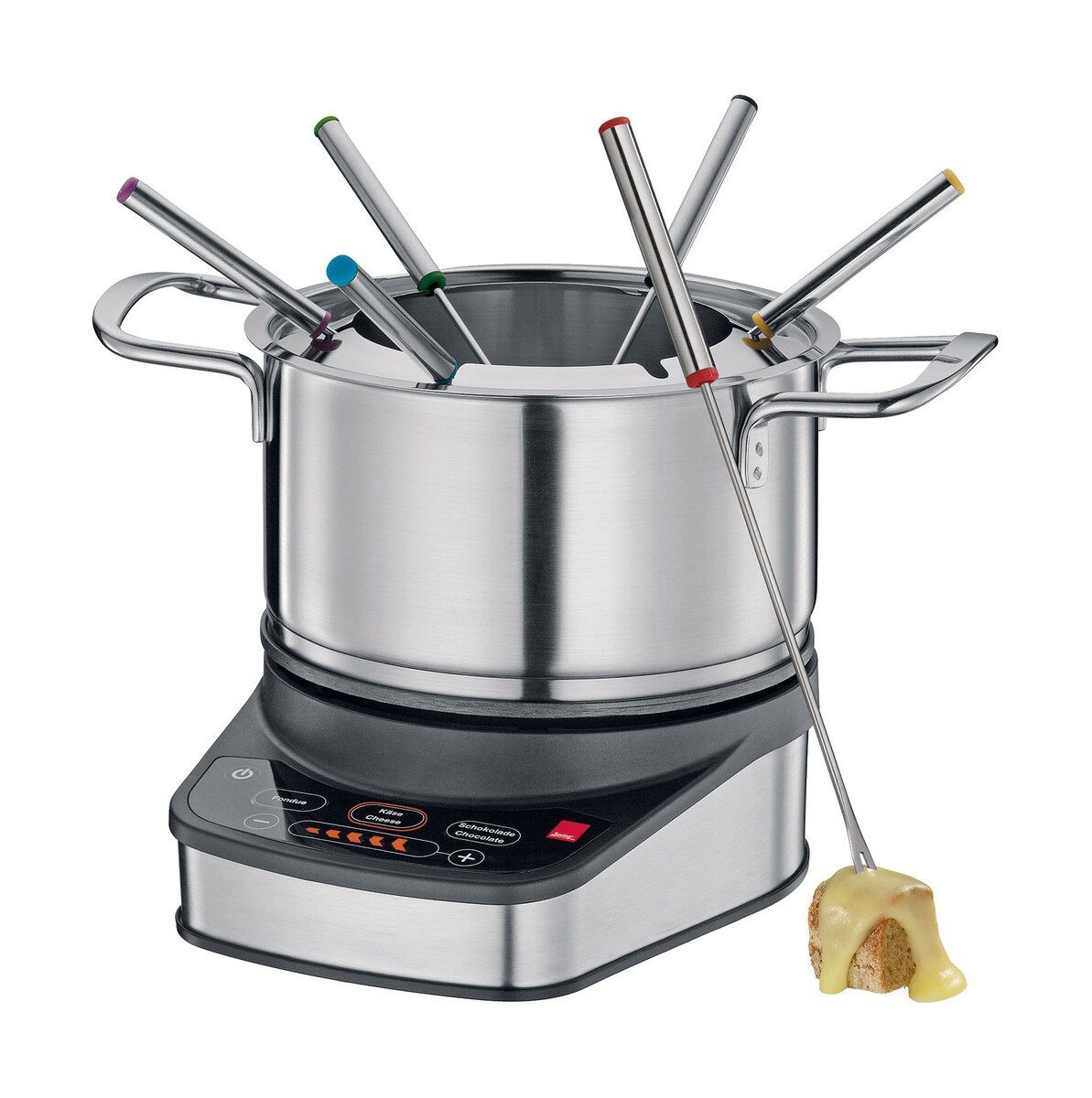 Spring Fondue Fonduegarnitur 18 cm Professional silber