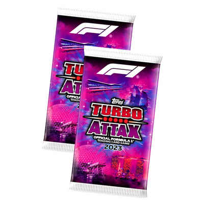 Topps Sammelkarte Topps Turbo Attax Karten Formula 1 - 2023 - 2 Booster Sammelkarten, Turbo Attax Karten Formula 1 2023 - 2 Booster