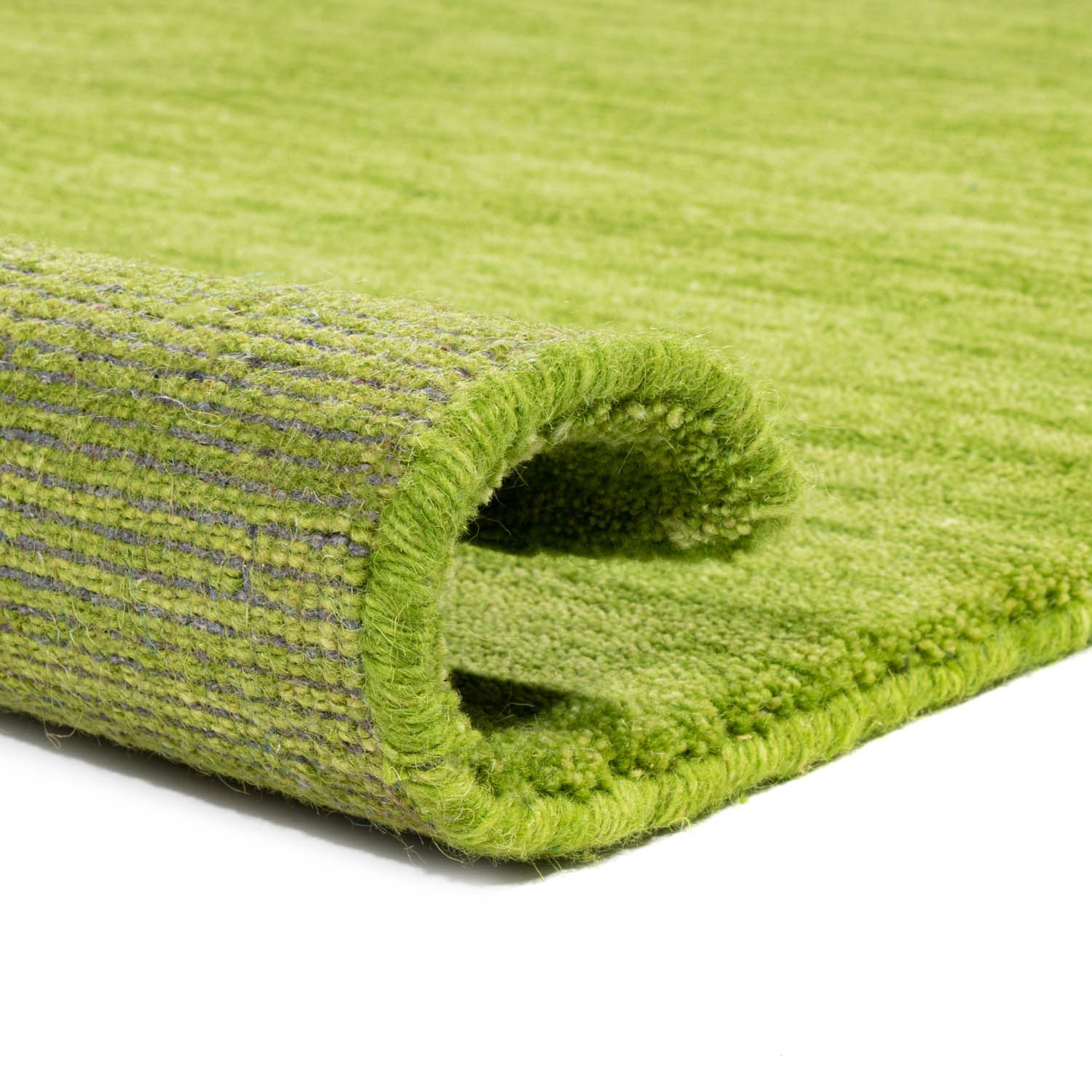 morgenland Wollteppich »Uni - Gabbeh Teppich - Softy«, rechteckig, 1,6 mm H günstig online kaufen