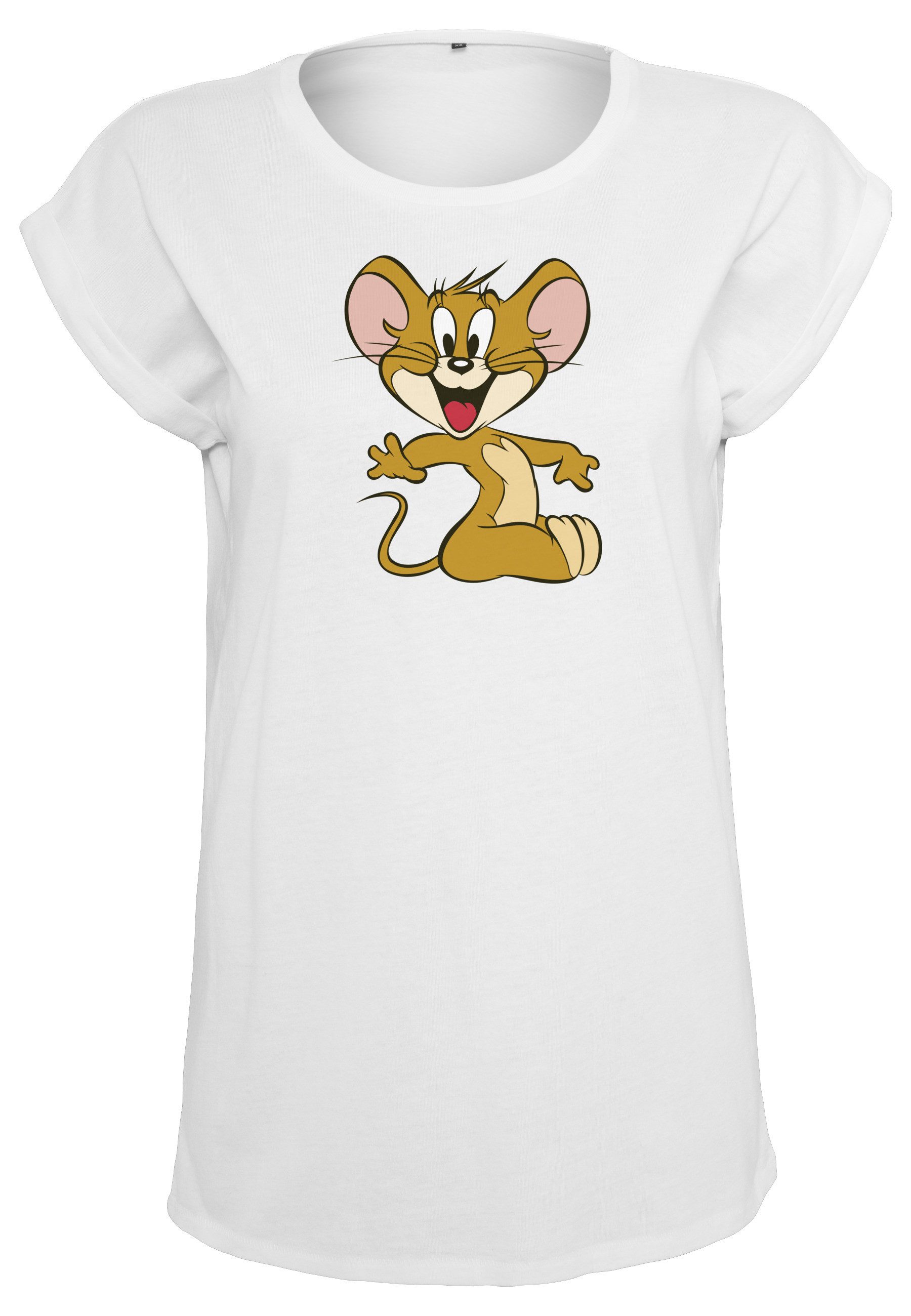 Merchcode T-Shirt Merchcode Damen Ladies Tom & Jerry Mouse Tee (1-tlg)