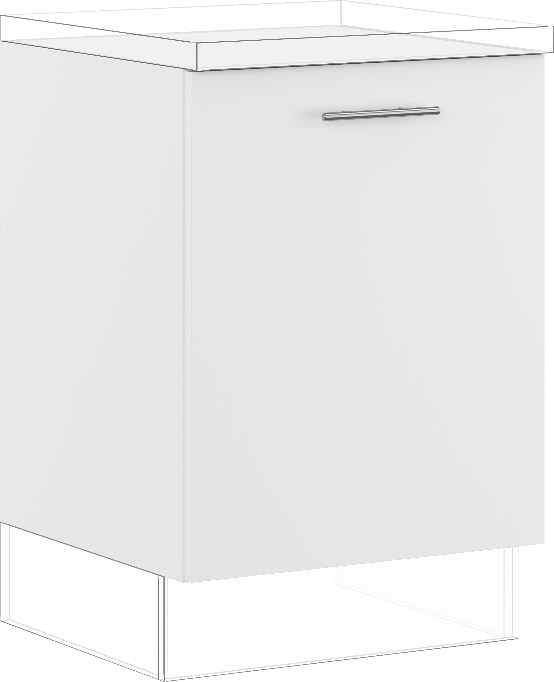 IMPULS KÜCHEN Wäscheschrank "Prag und Valencia", Breite/Höhe: 60/72,3 cm, mit Soft-Close vormontiert, mit Auszug, mit Waschekörben