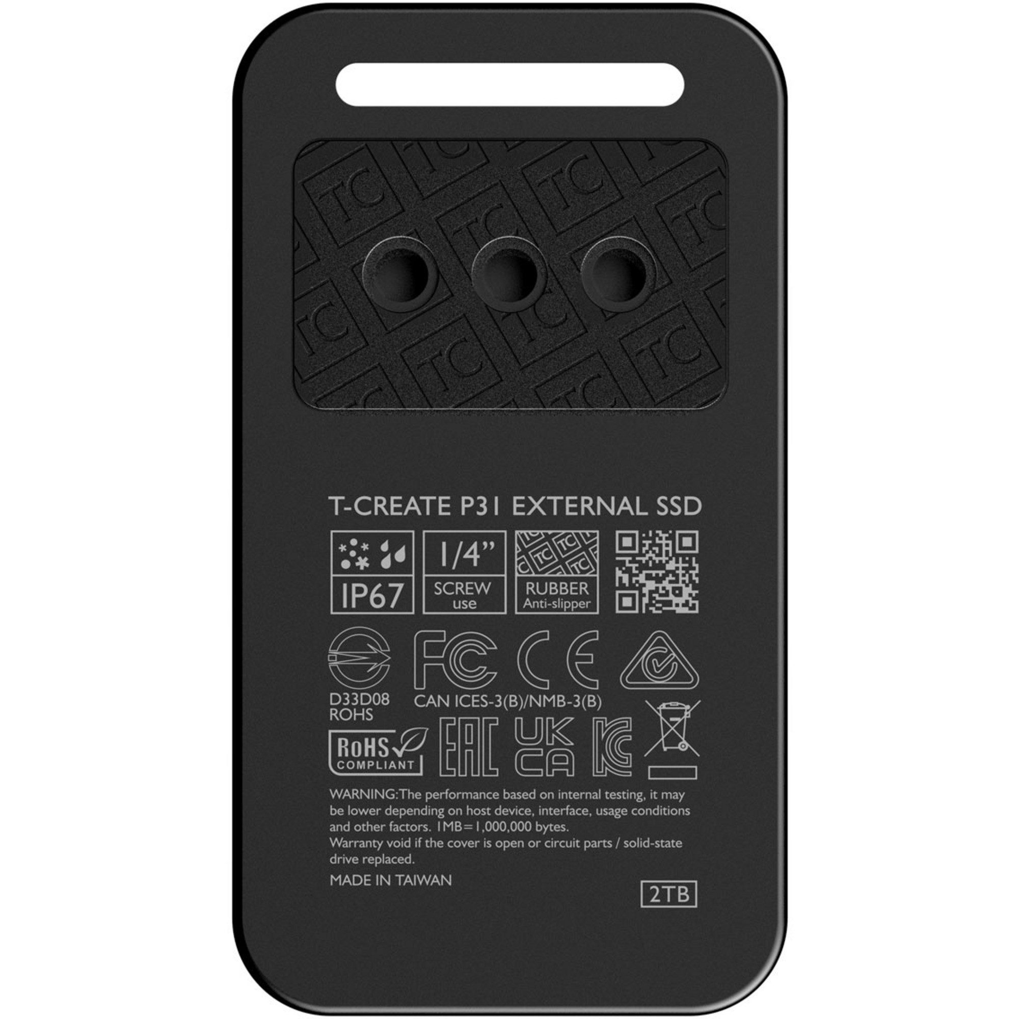 Teamgroup Team Group P31 External SSD 2 TB externe HDD-Festplatte (2 TB) 2.5"