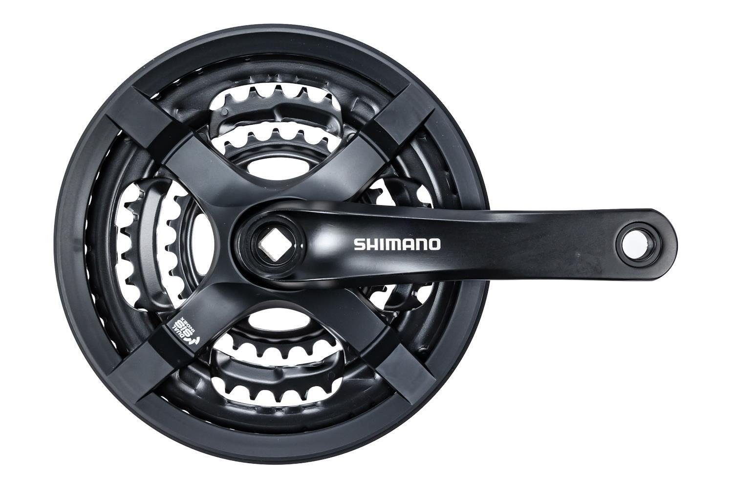 Shimano Fahrradkurbel SHIMANO Fahrrad Kurbel Garnitur FC-TY501 Zähnezahl