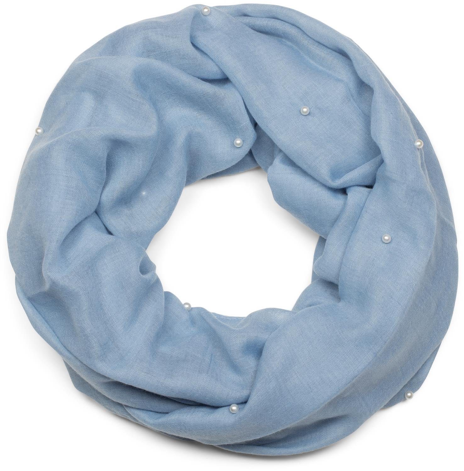 Loop Loop Schal mit Perlen Applikation