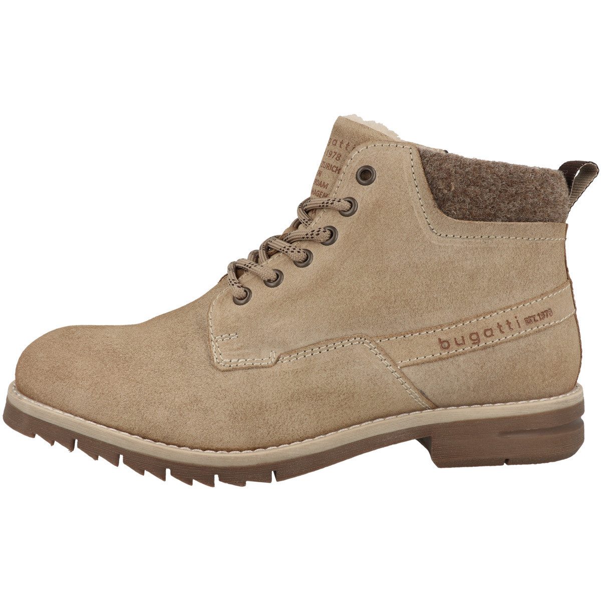 bugatti AUF51 Herren Schnürboots Stiefeletten, Stiefel, Winterstiefel, Winterboots, Schneestiefel