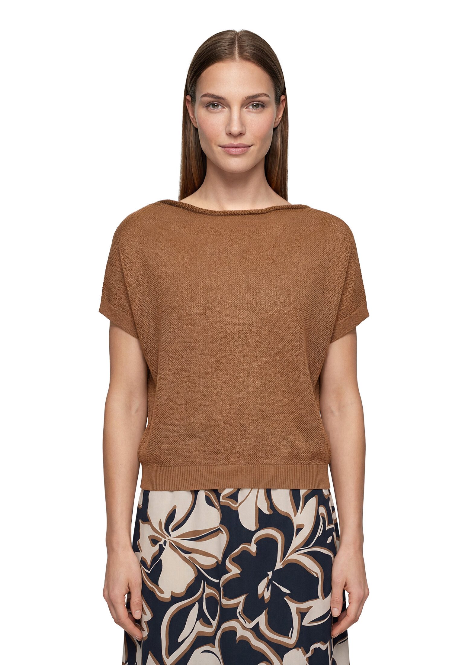 Betty Barclay Stricktop Damen mit Wasserfallausschnitt