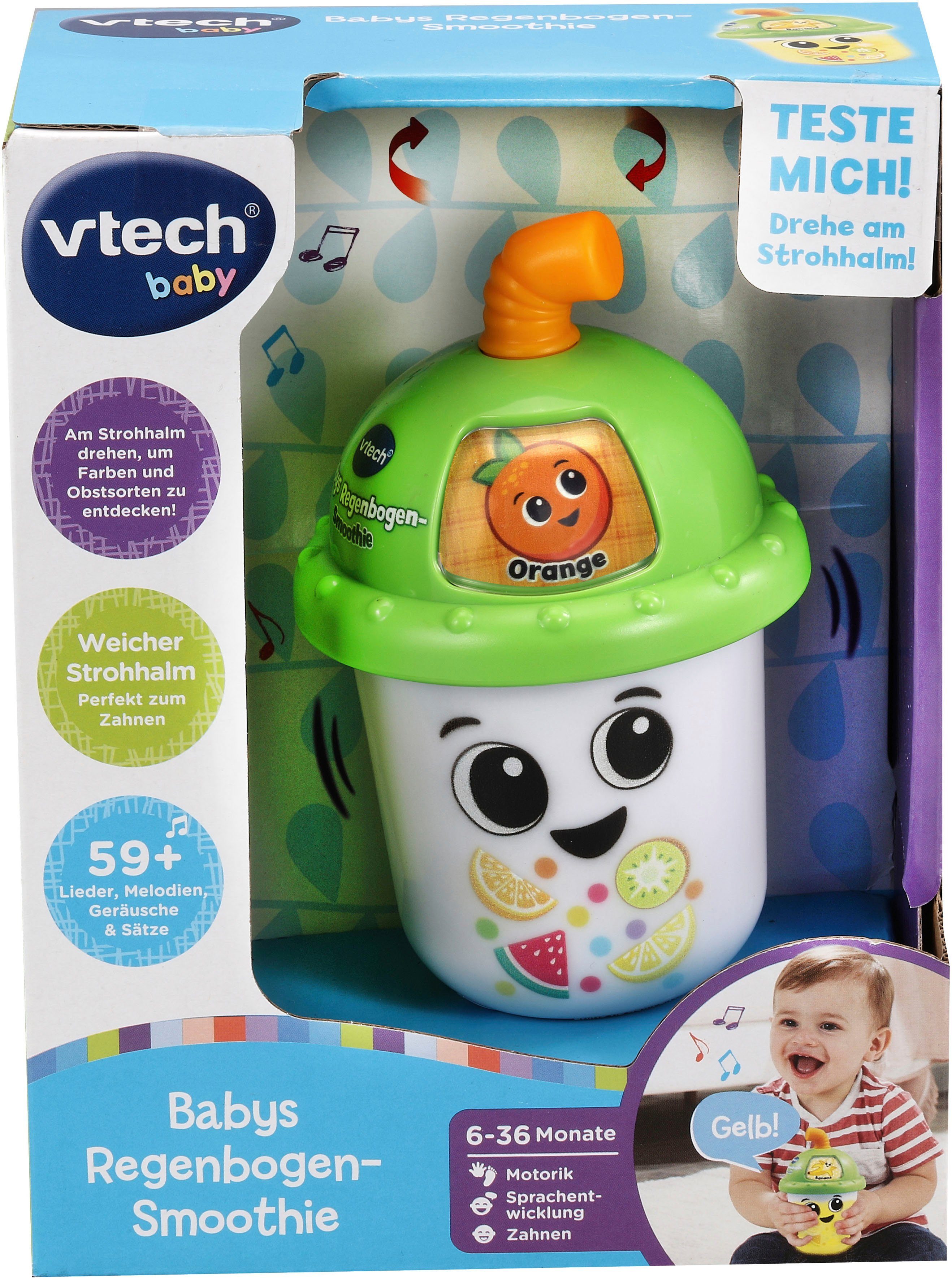 Licht Lernspielzeug mit Babys Baby, Vtech® Sound und Vtech Regenbogen-Smoothie,