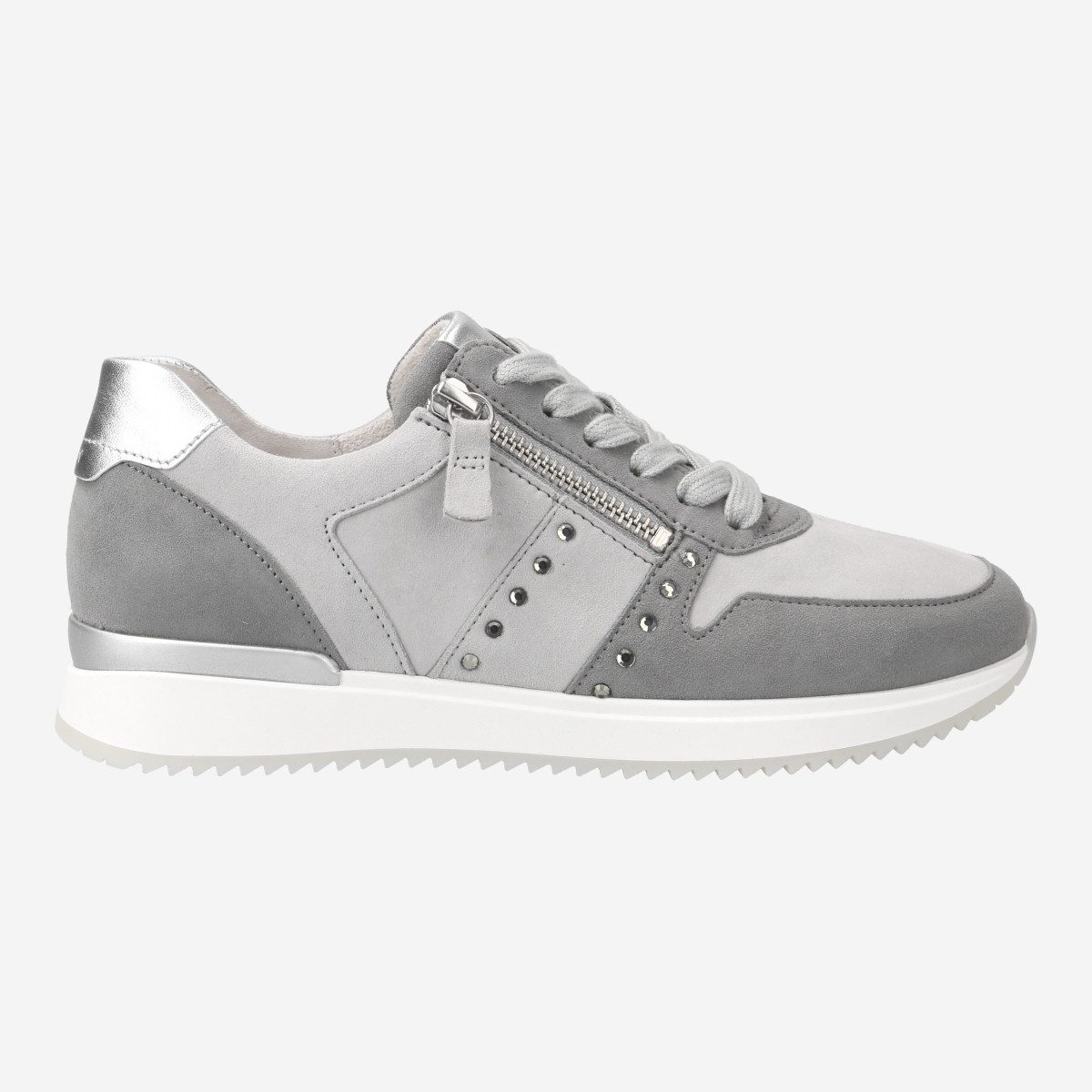 Gabor 43.481.19, Sneaker in Grau für Damen Sneaker
