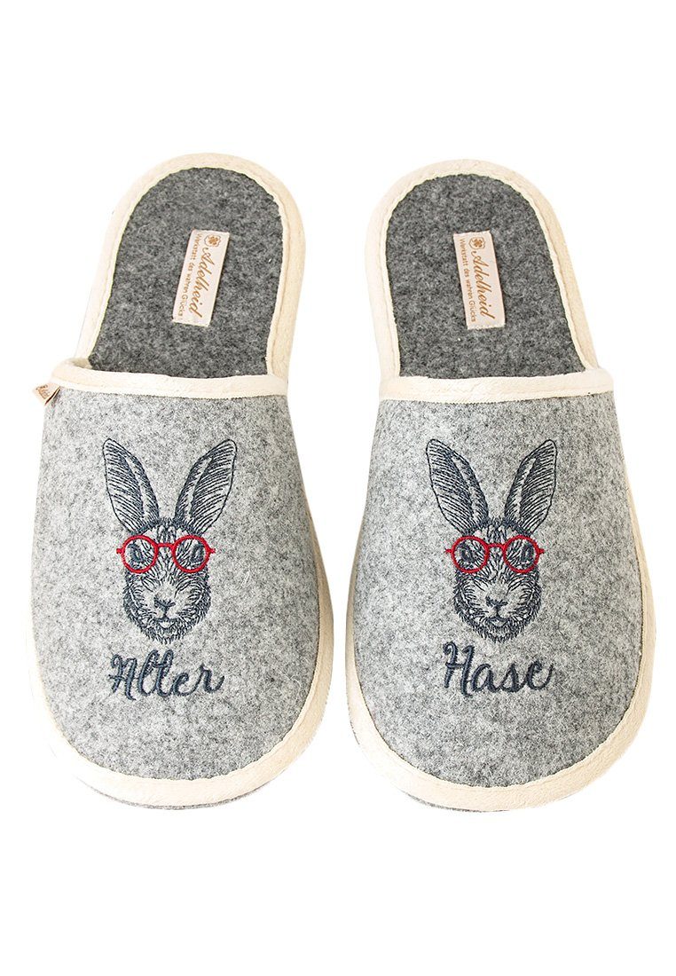 ADELHEID Alter Hase Filzpantoffel Pantoffel
