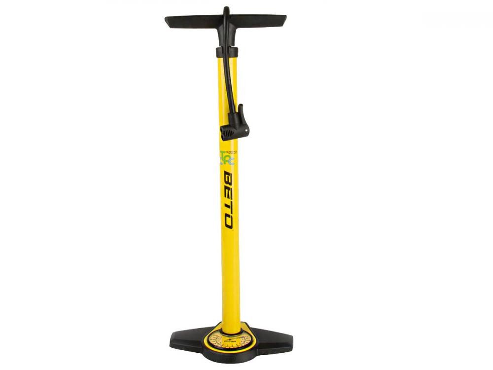 Beto Fahrradpumpe Beto Standpumpe STEEL 11/160Y AV/DV/SV bis 11 bar Stahl/Kunststoff gel