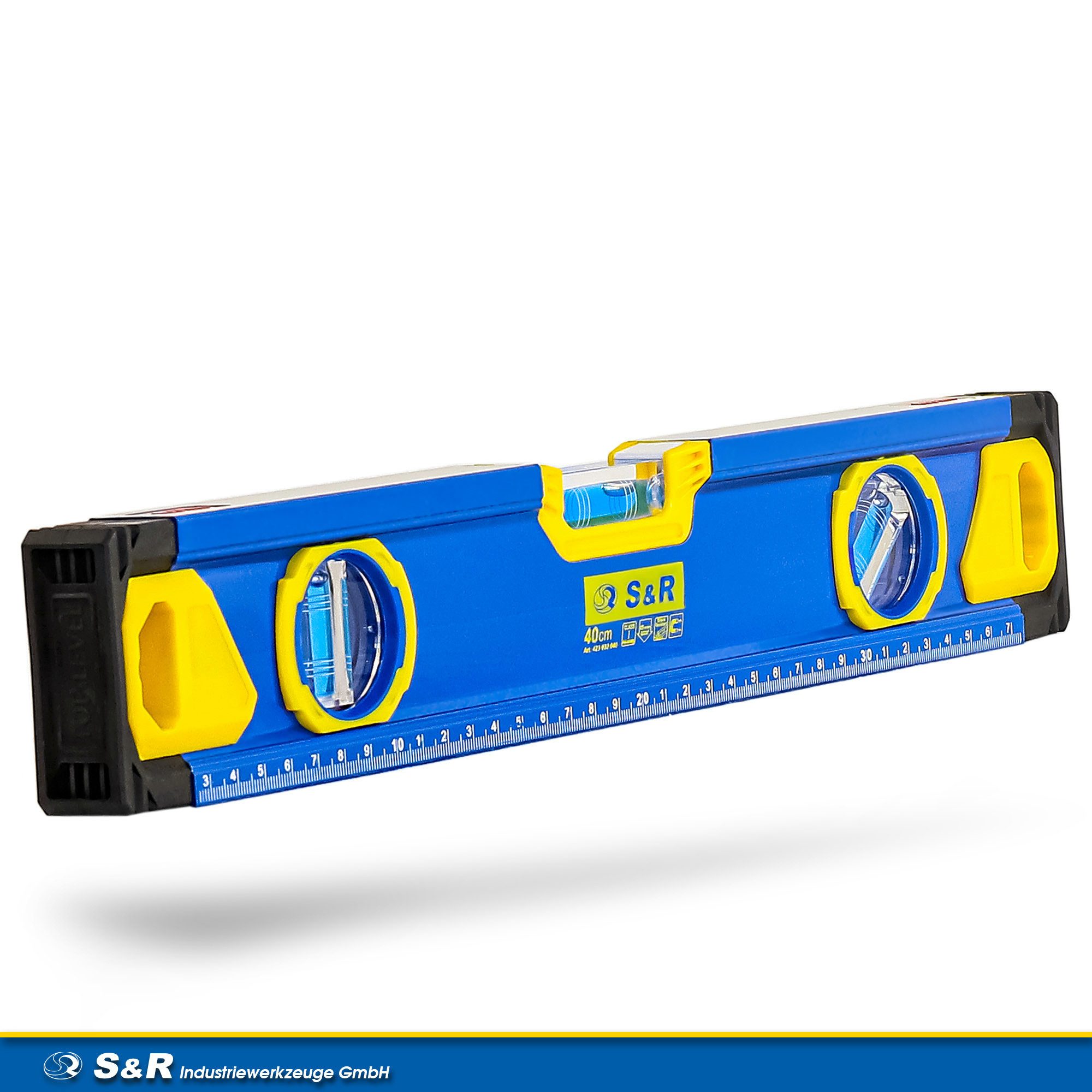 S&R Wasserwaage Aluminium magnetisch mit gut lesbare cm Skala, Genauigkeits günstig online kaufen