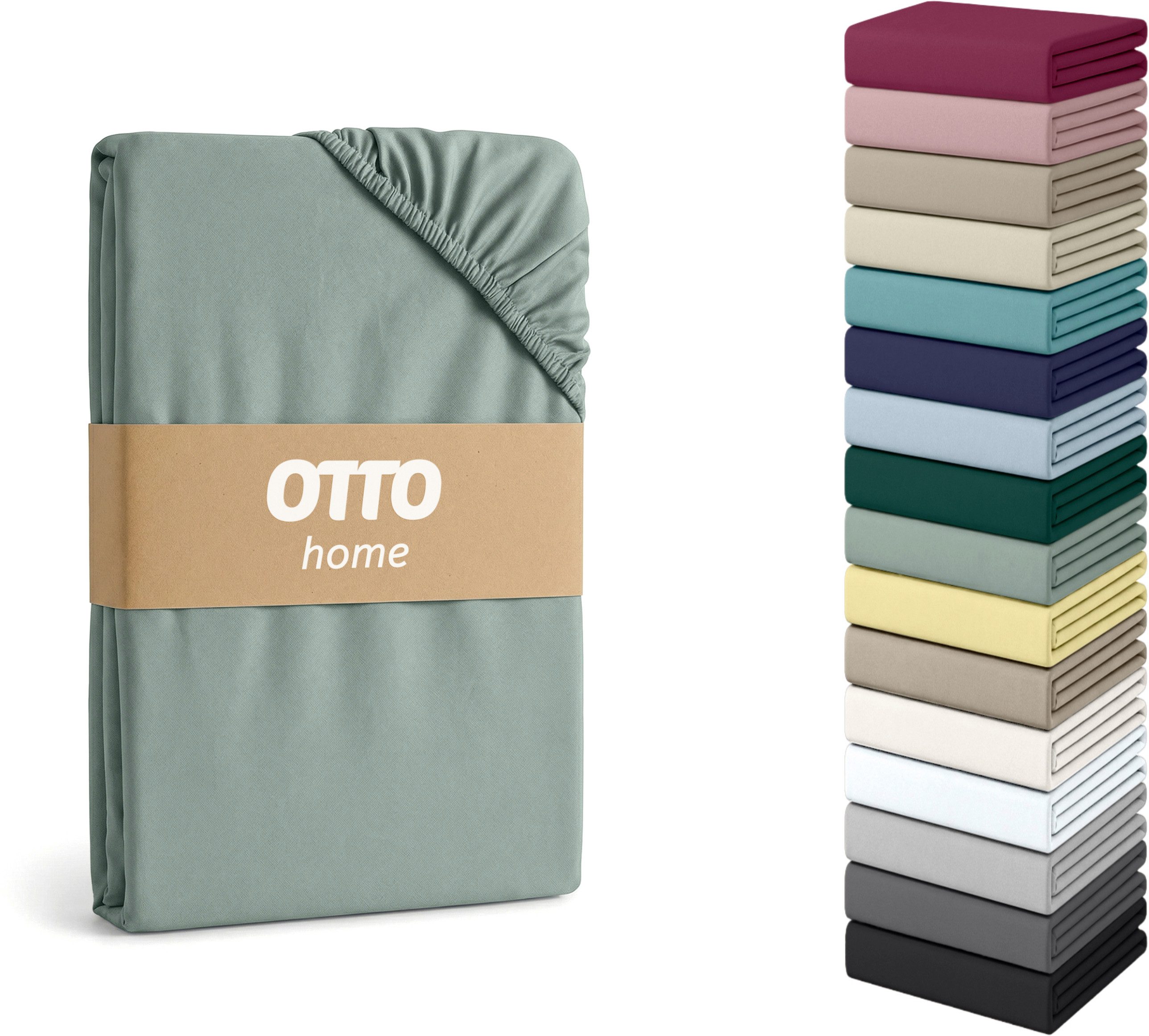 OTTO home Spannbettlaken Physalis Topper COMFORT, Jersey-Elasthan, Gummizug: rundum, (1 Stück), bis 10 cm Höhe, Bettlaken, Laken, in Comfort & Premium Qualität