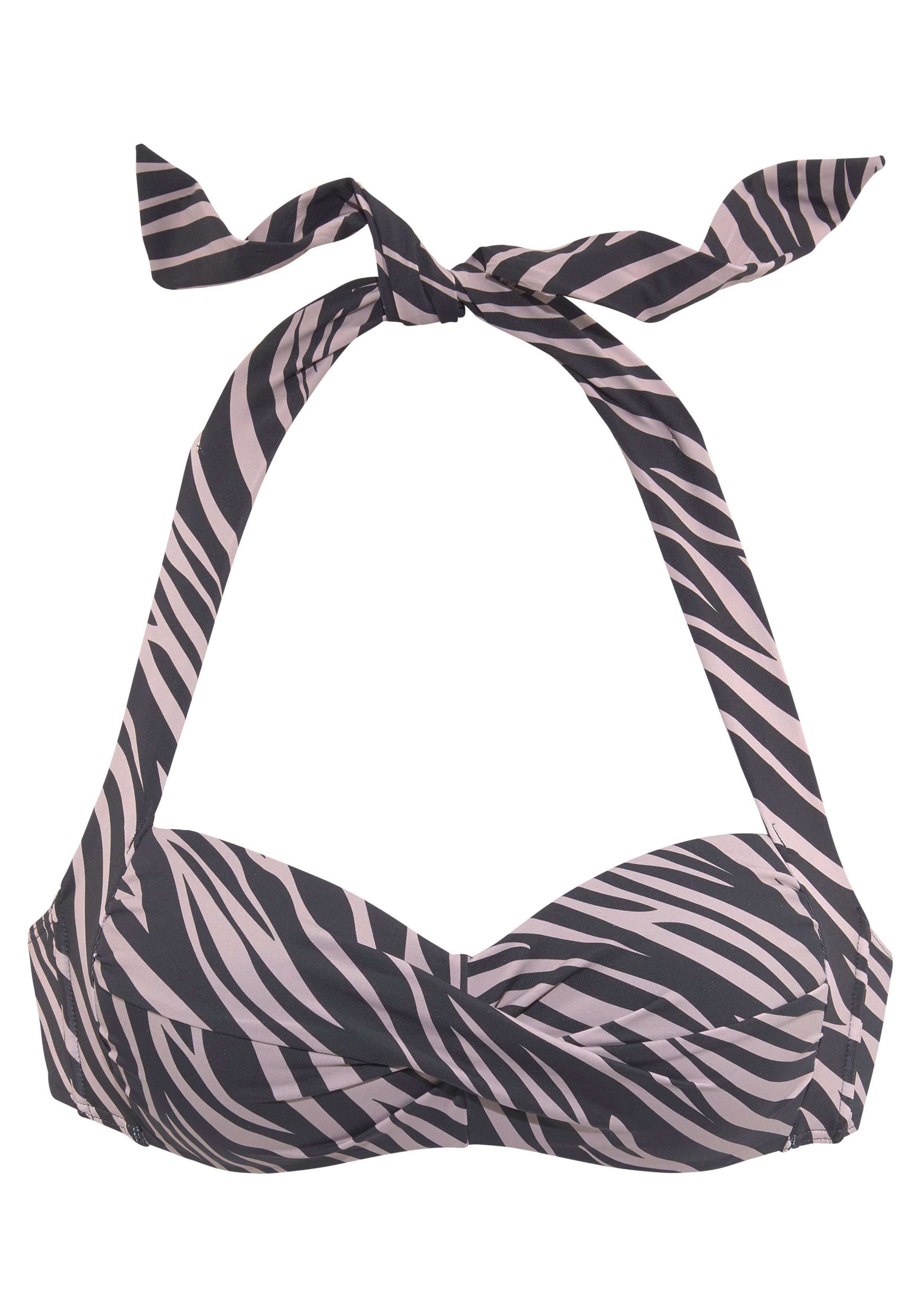 LASCANA Bandeau-Bikini-Top Kaa, im Animal-Design günstig online kaufen