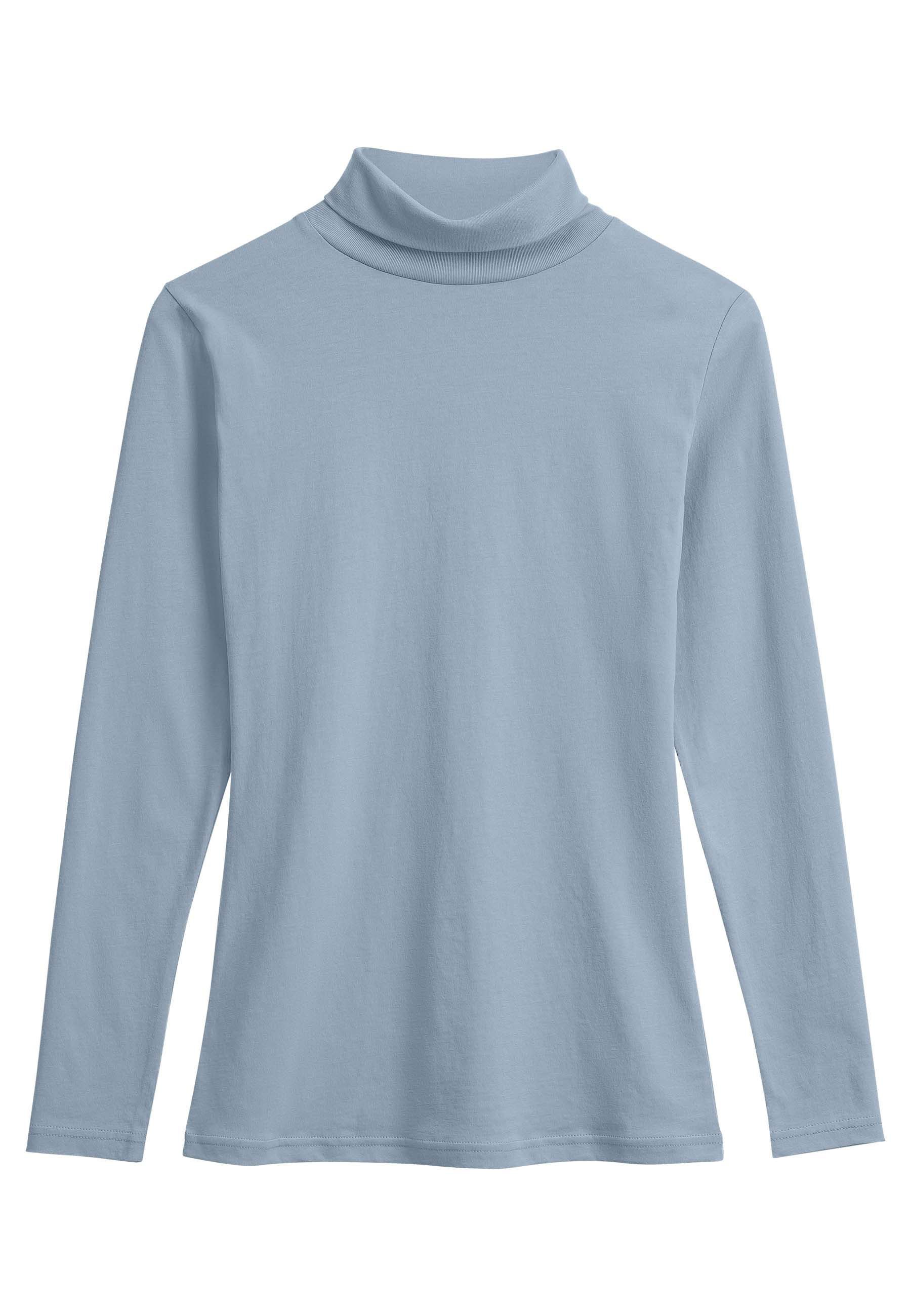 Langarmshirt Turtleneck Shirt Style ANCHAL