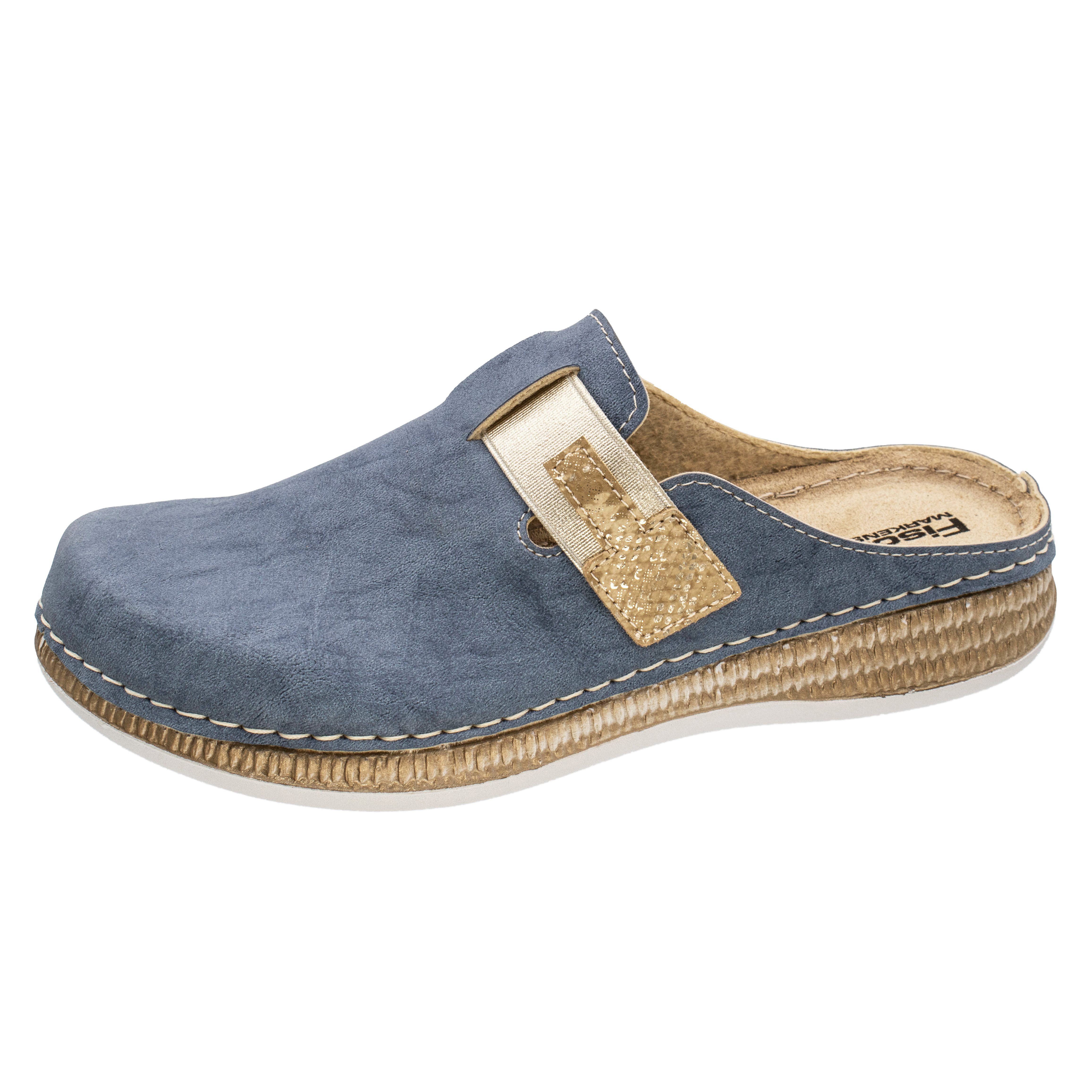 Fischer-Markenschuh Steffi Pantolette aus Vegano (Lederimitat), mit Fleecef günstig online kaufen