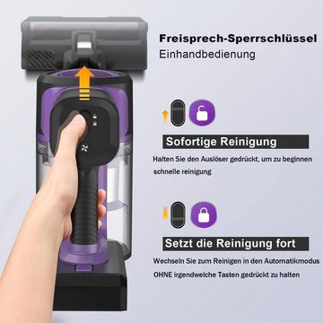 INSE Akku-Hand-und Stielstaubsauger Akku-Stielstaubsauger 33kPa,Akku-Staubsauger 350W, Akku-Staubsauger