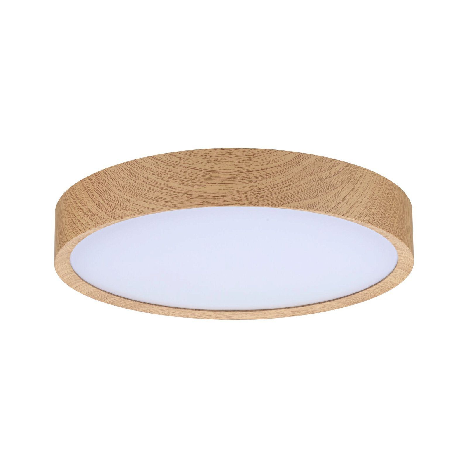 integriert, LED Paulmann WhiteSwitch Deckenleuchte Kunststoff, fest Holz IP44 Tega Tageslichtweiß, 230V hell Selection 24W LED Bathroom